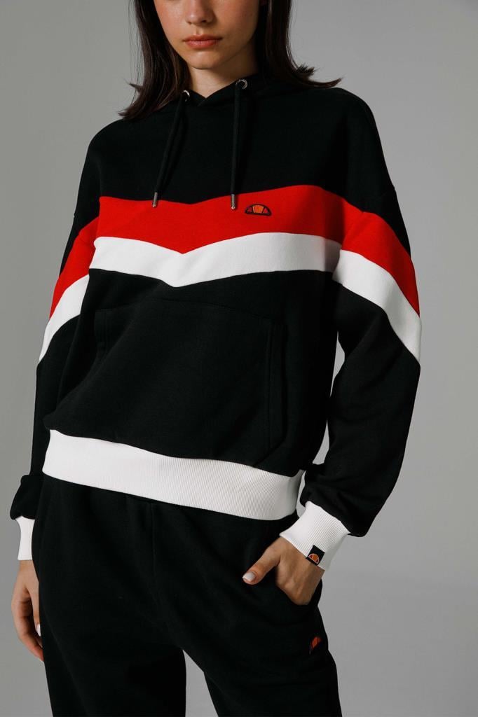 Ellesse Crop Kapüşonlu Kadın Sweat EF178-BK