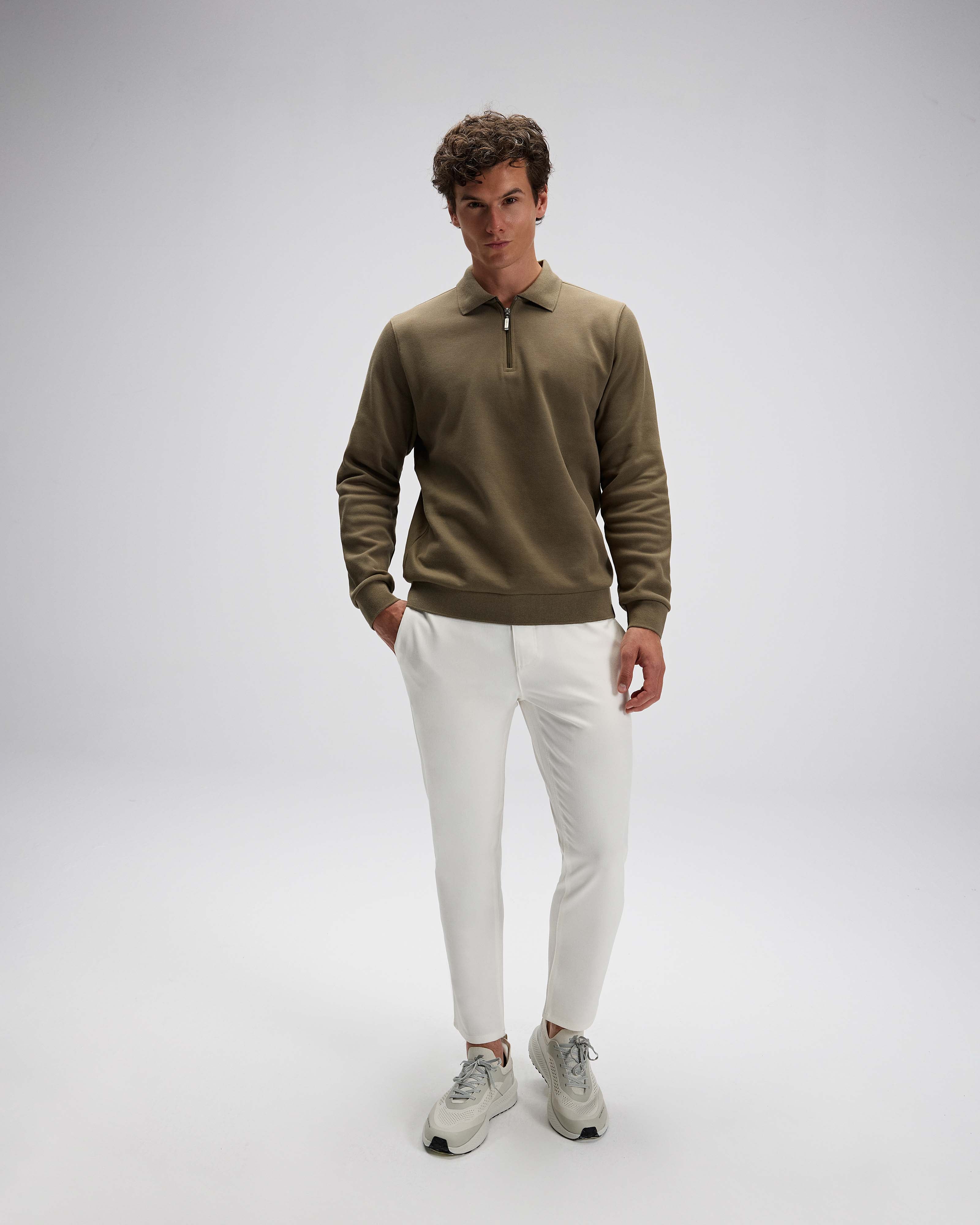 Ellesse Erkek Polo Sweatshirt Em602-Kh