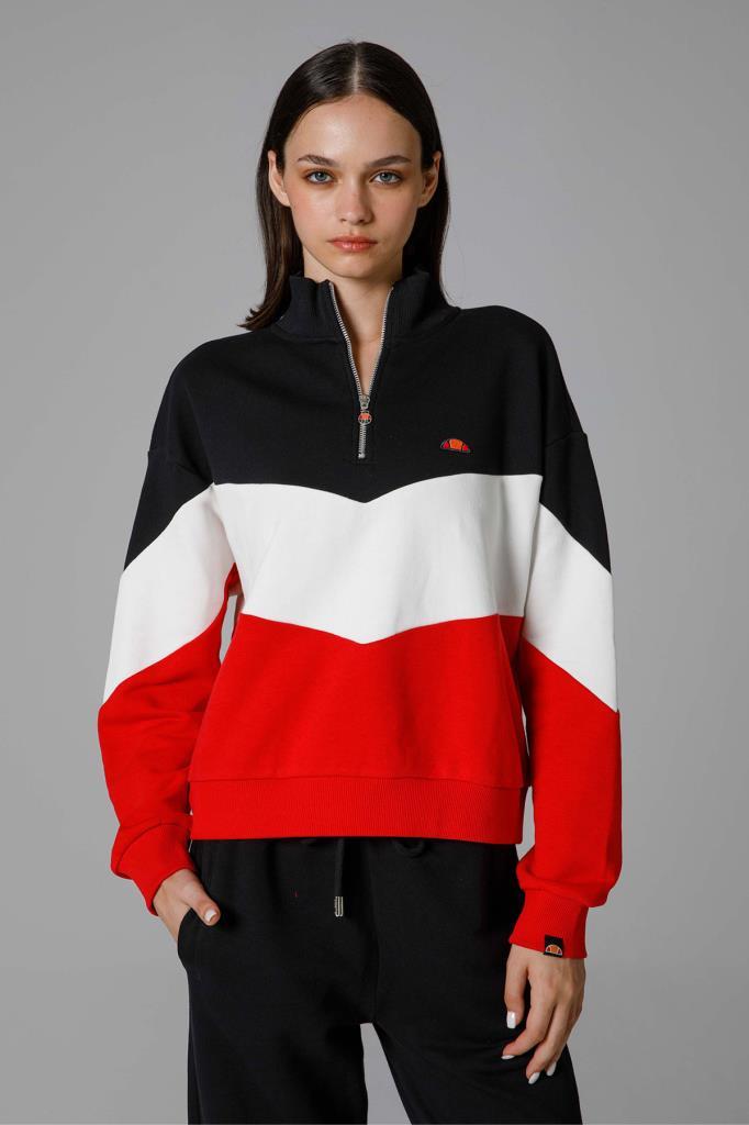 Ellesse Yarım Fermuarlı Kadın Sweat EF176-RD