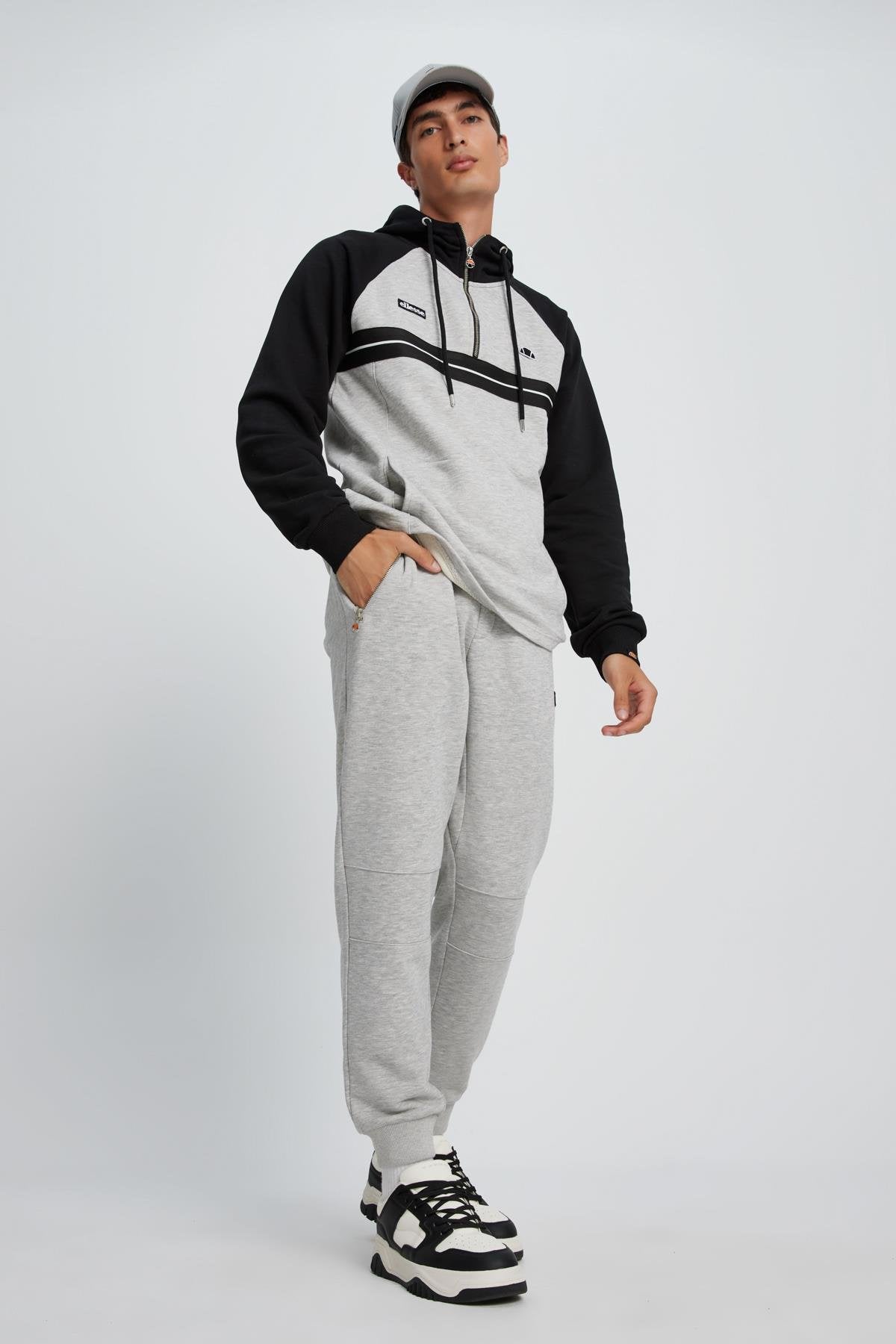 Ellesse Erkek Kapüşonlu Sweatshirt EM080-GR