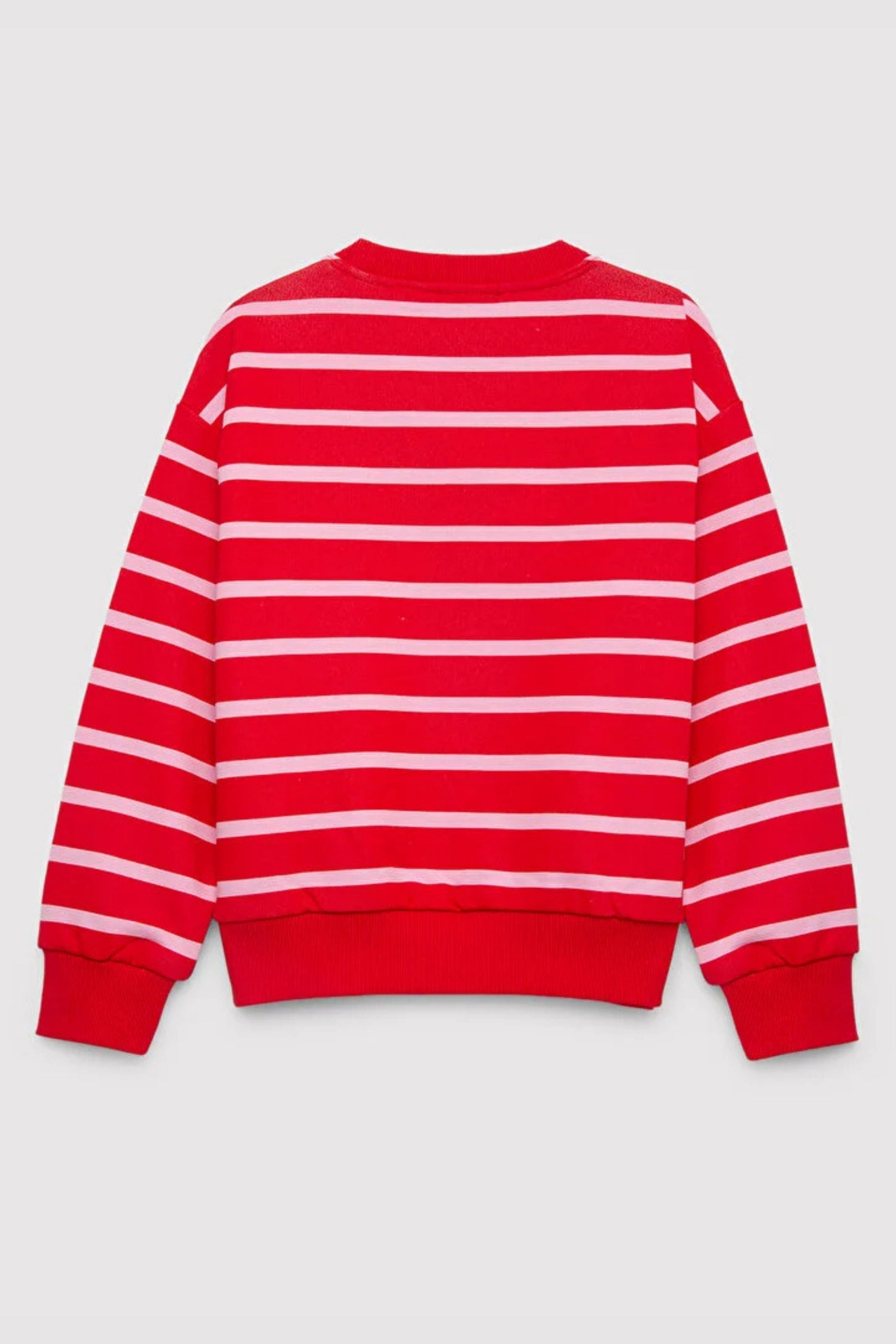 Mavi Çizgili Kız Çocuk Sweat M7s10038