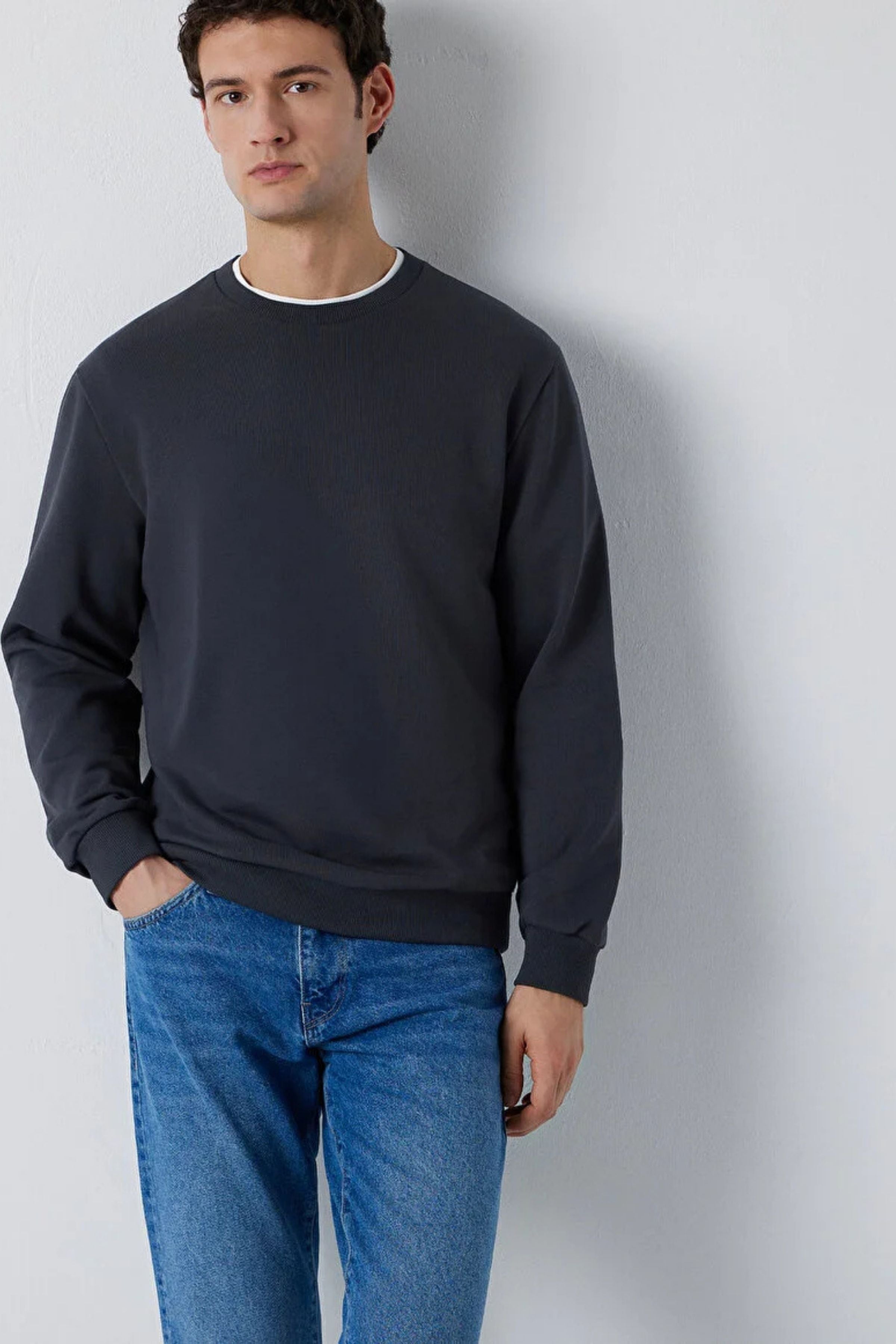 Mavi Bisiklet Yaka Erkek Sweat M0S10457-91268