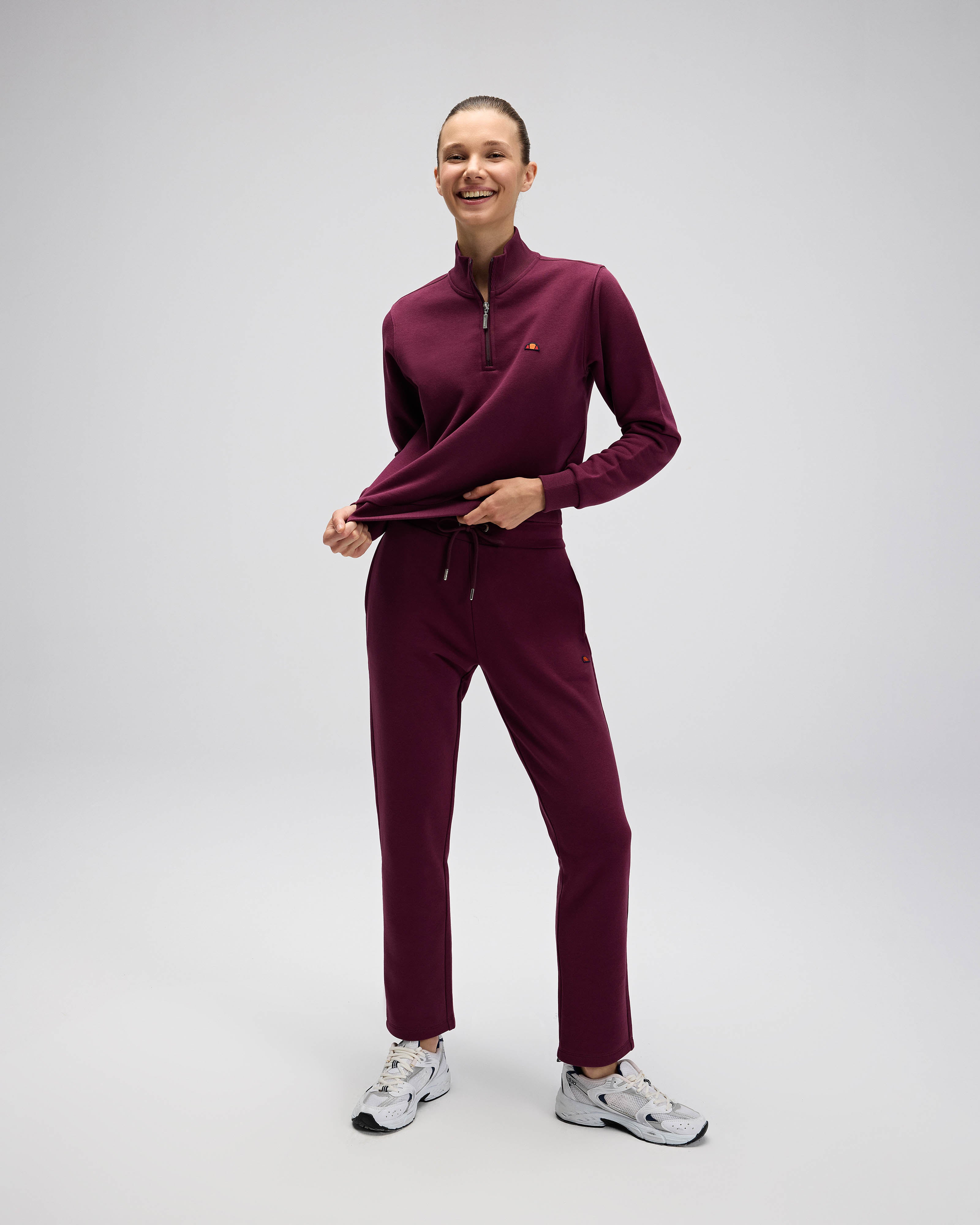 Ellesse Kadın Yarım Fermuarlı Sweat Ef557-Brd