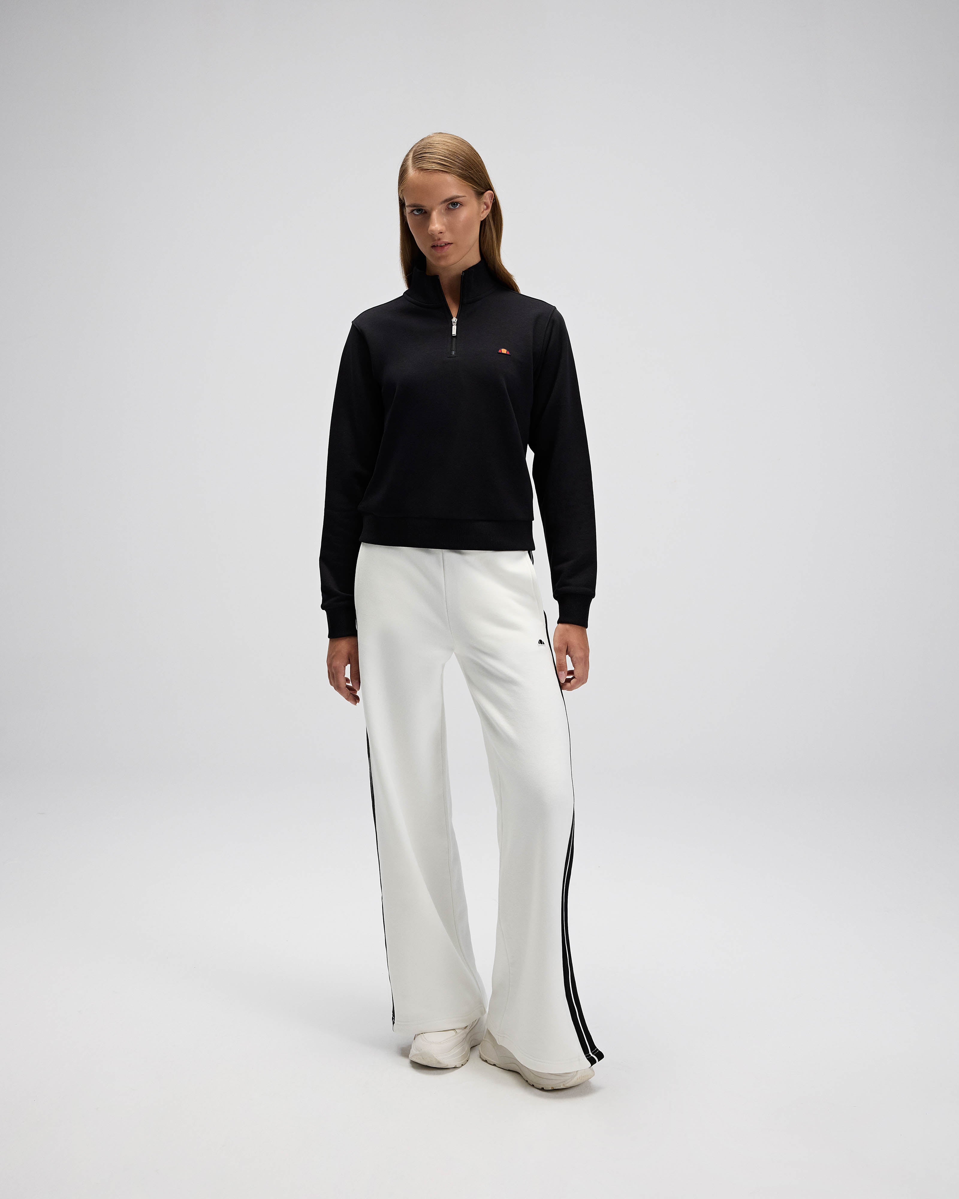 Ellesse Kadın Yarım Fermuarlı Sweat Ef557-Bk