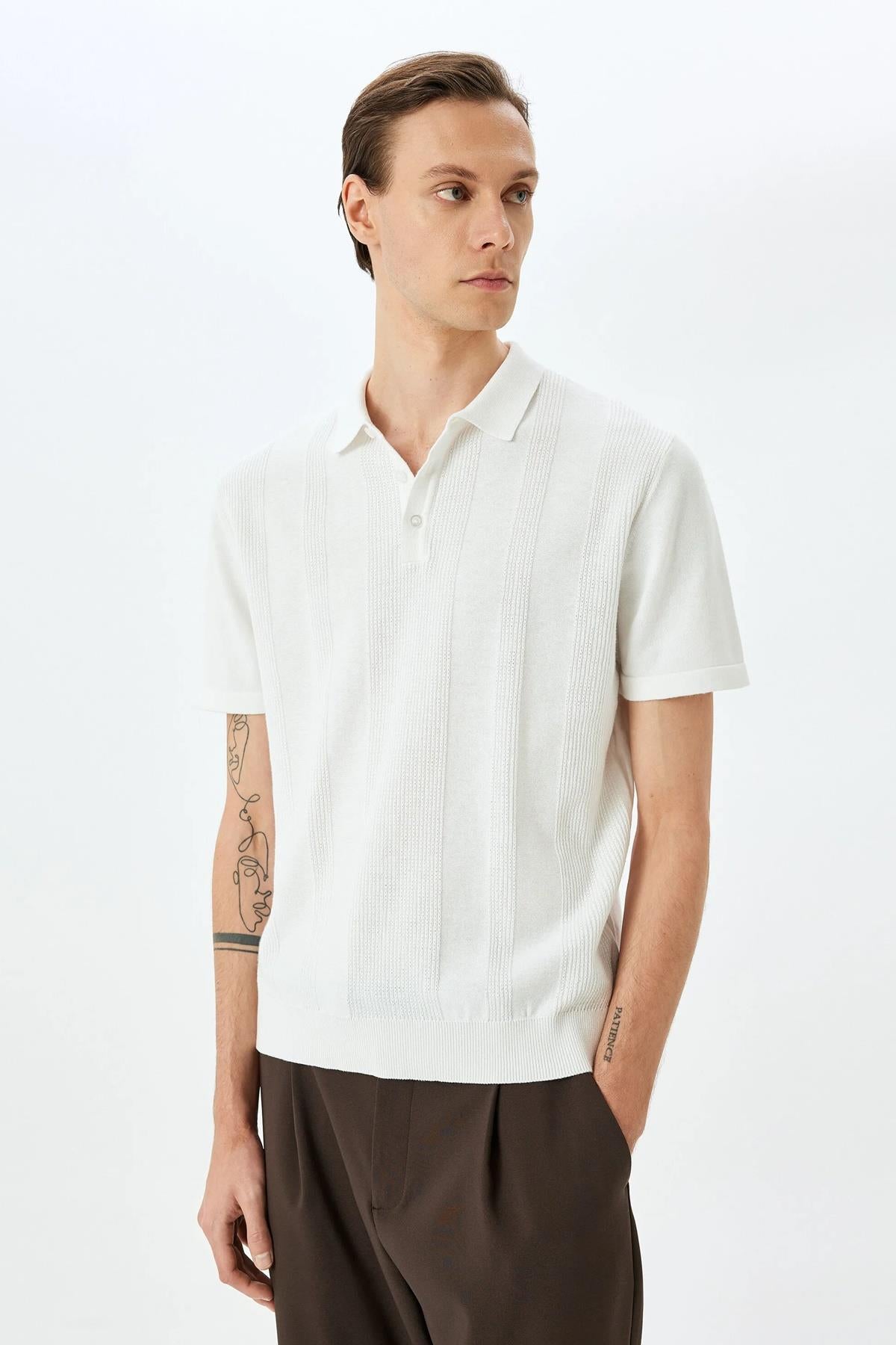 Koton Erkek Polo Yaka Tişört 5Sam70016Ht000