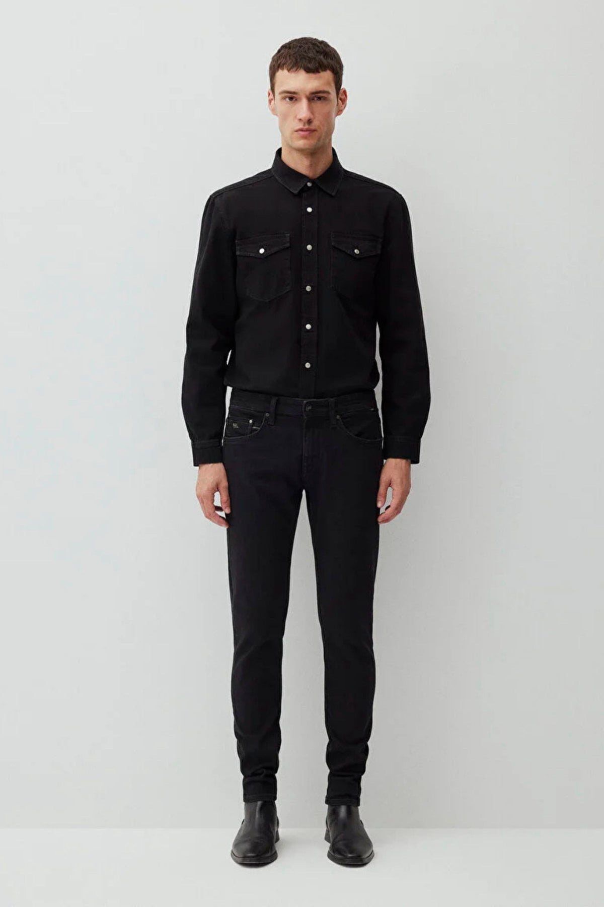Mavi James Deep Smoke Lux Black Erkek Jean Pantolon M0042487-87866