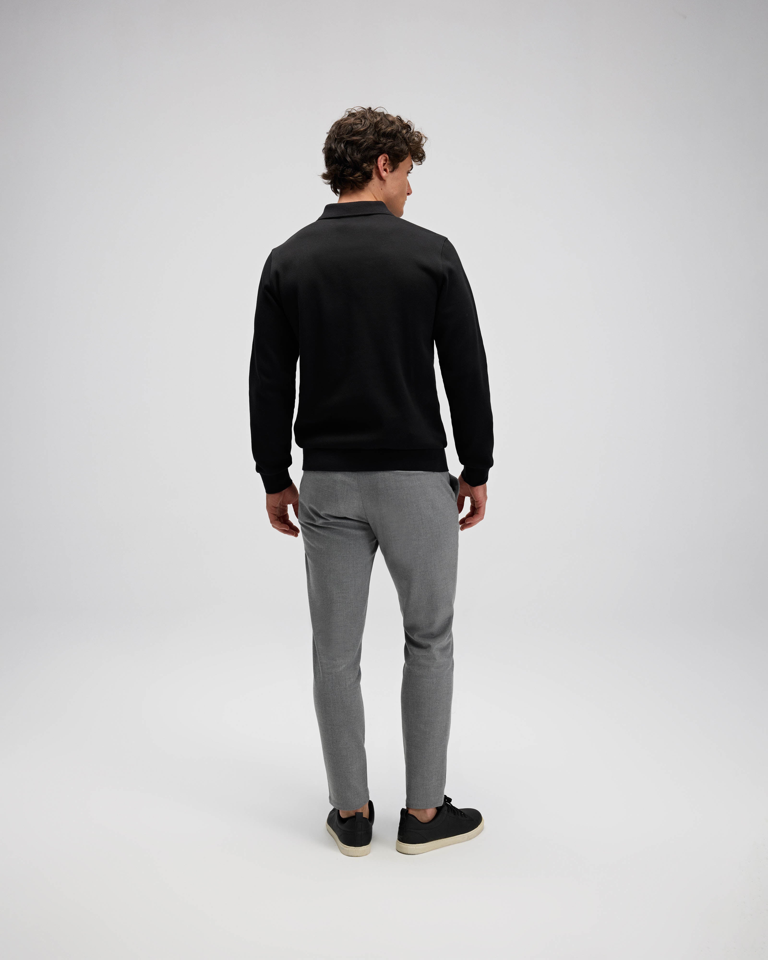 Ellesse Erkek Polo Sweatshirt Em602-Bk