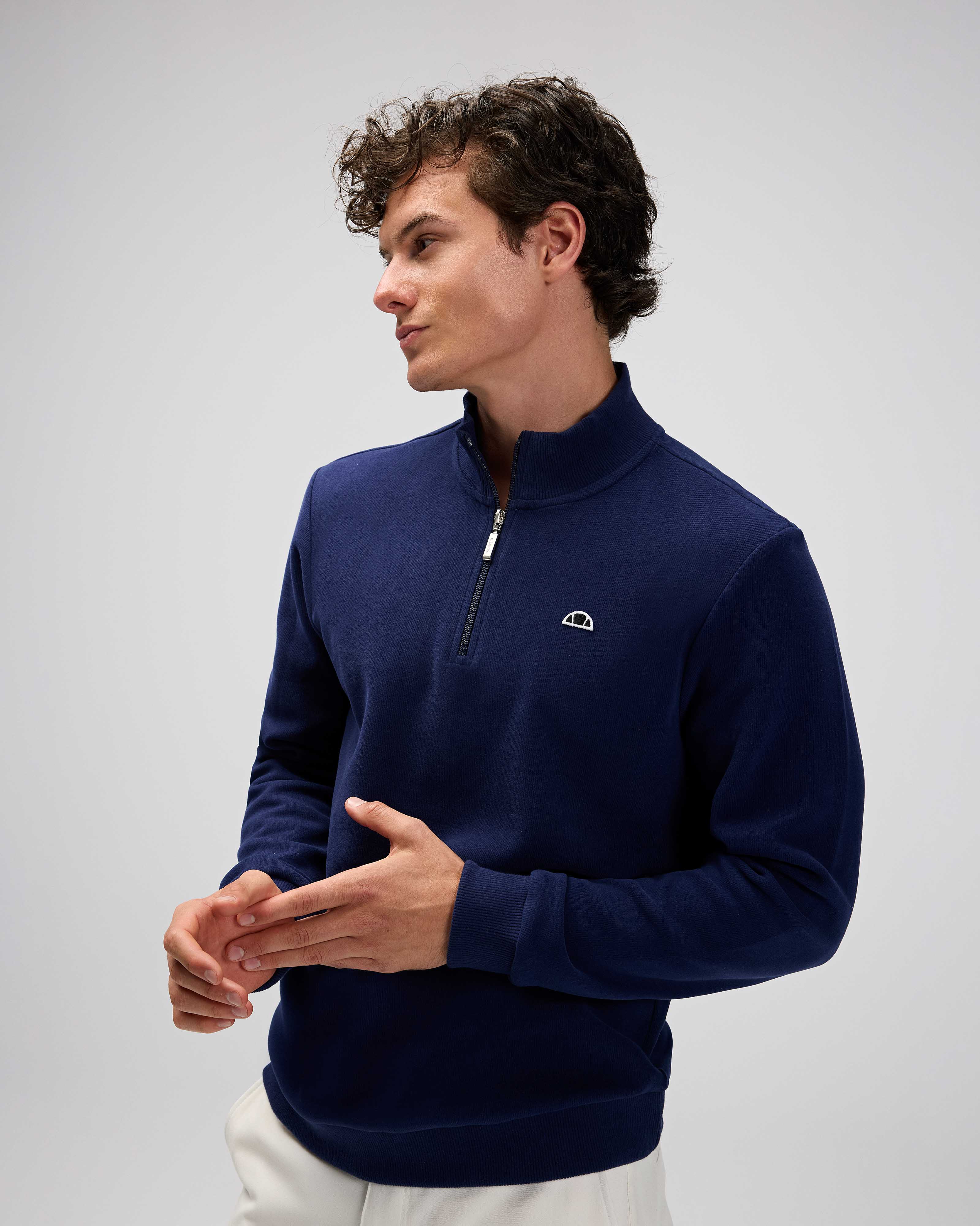 Ellesse Erkek Sweatshirt Em603-Nv