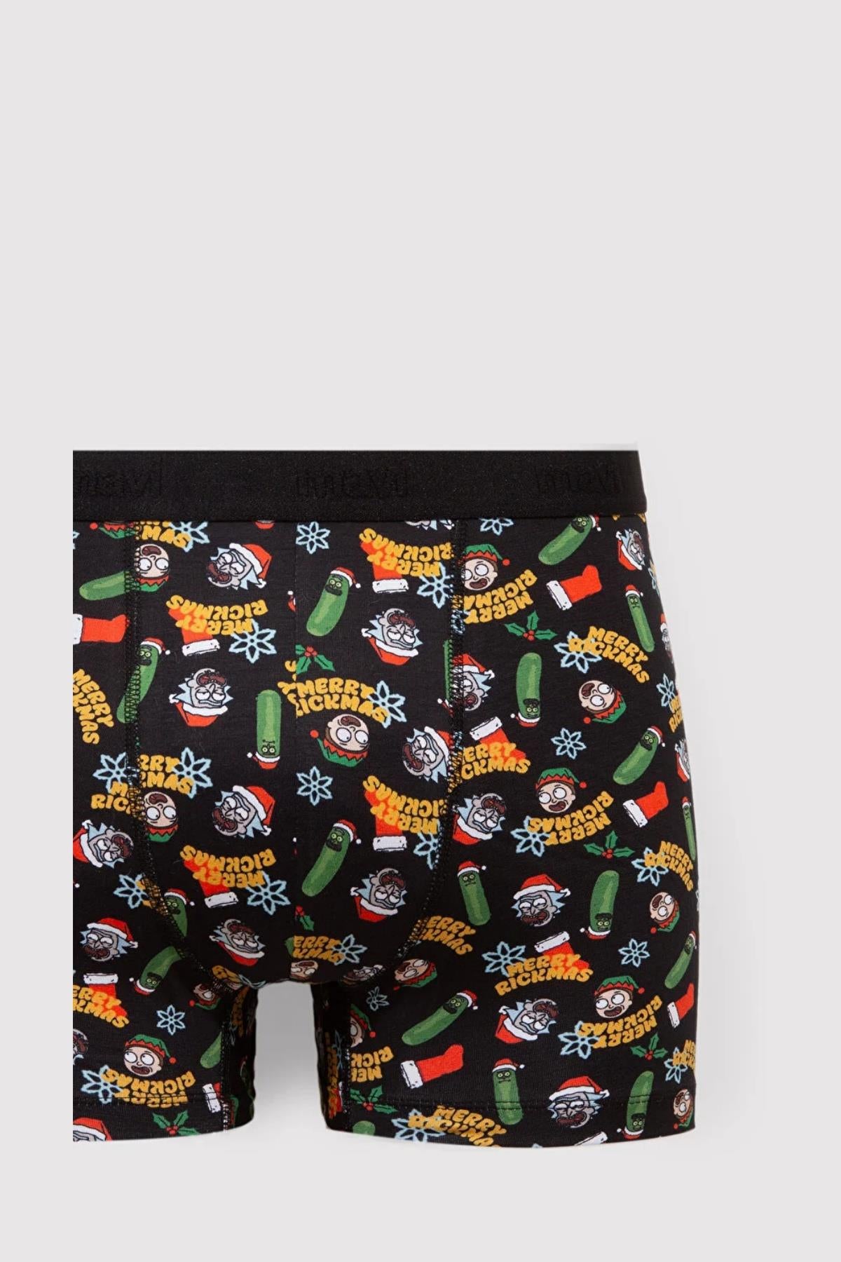 Mavi Siyah Erkek Boxer M0911246-9