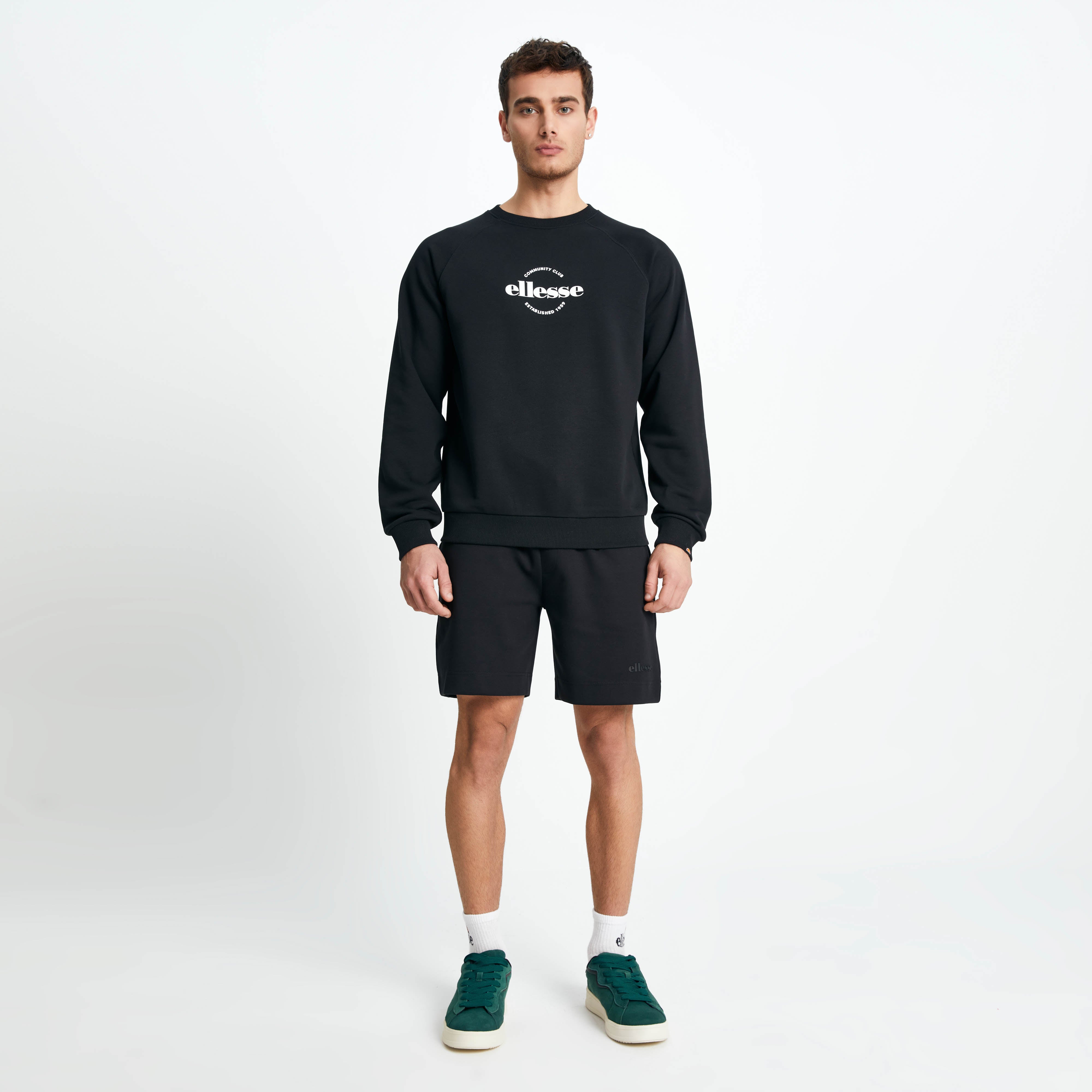 Ellesse Erkek Sweatshırt Em164-Bk