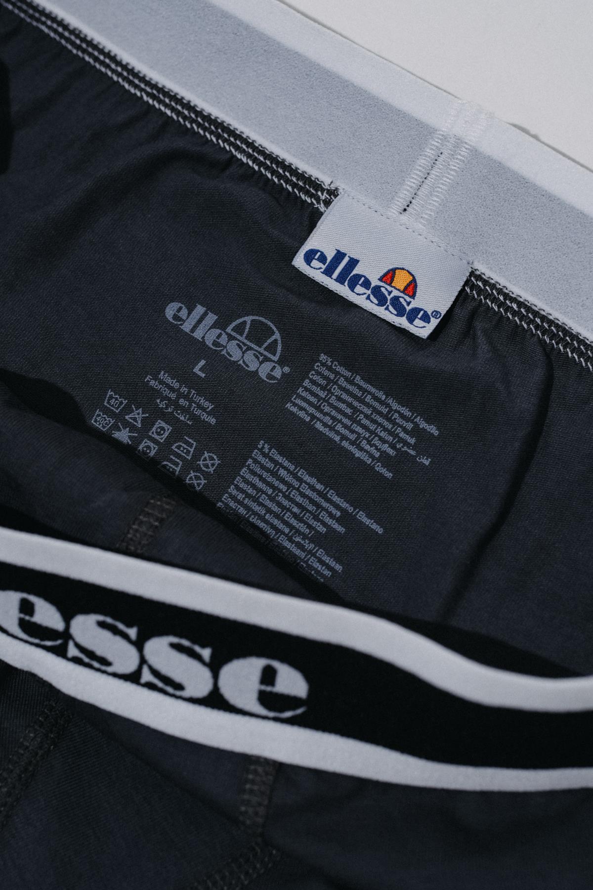 ellesse Erkek Boxer 3lü Paket B001-BKGRAN