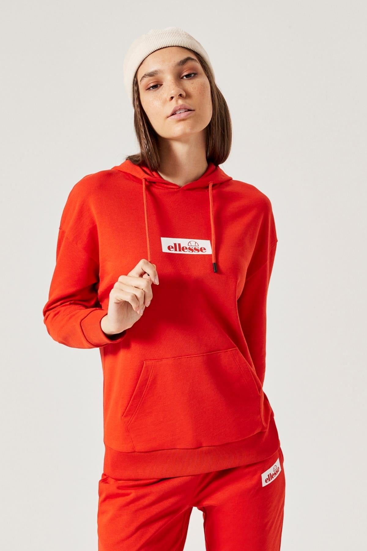 ellesse Kadın Kapüşonlu Sweatshirt F009-RD