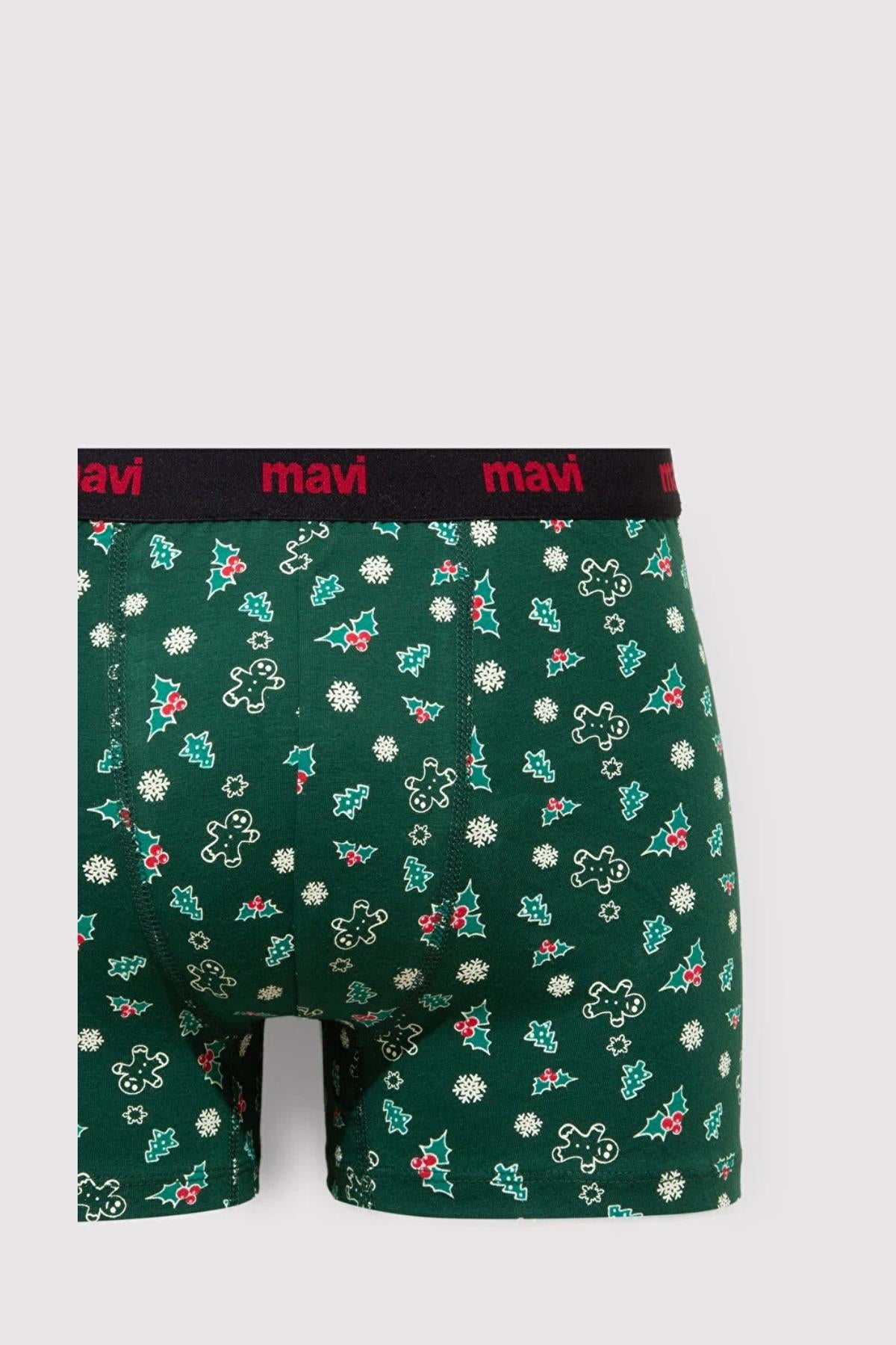 Mavi Koyu Yeşil Erkek Boxer M0911251-7