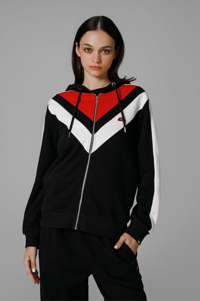 Ellesse Fermuarlı Kapüşonlu Kadın Sweat EF172-BK