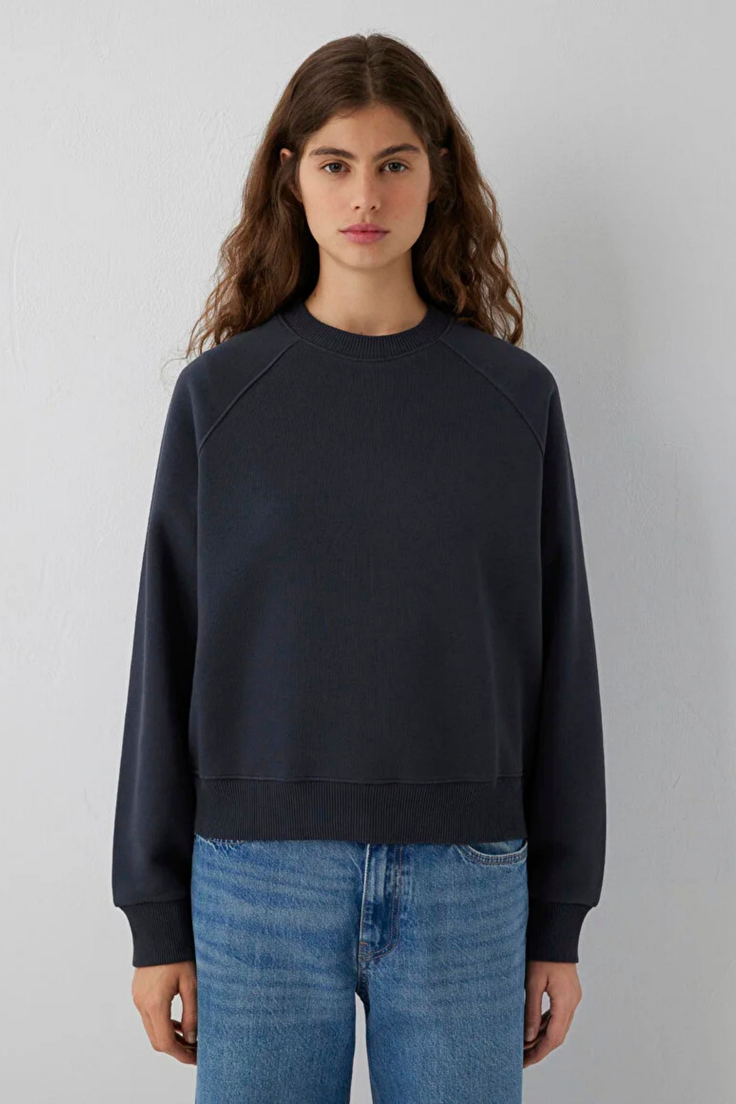 Mavi Yuvarlak Yaka Kadın Sweat M1s10578