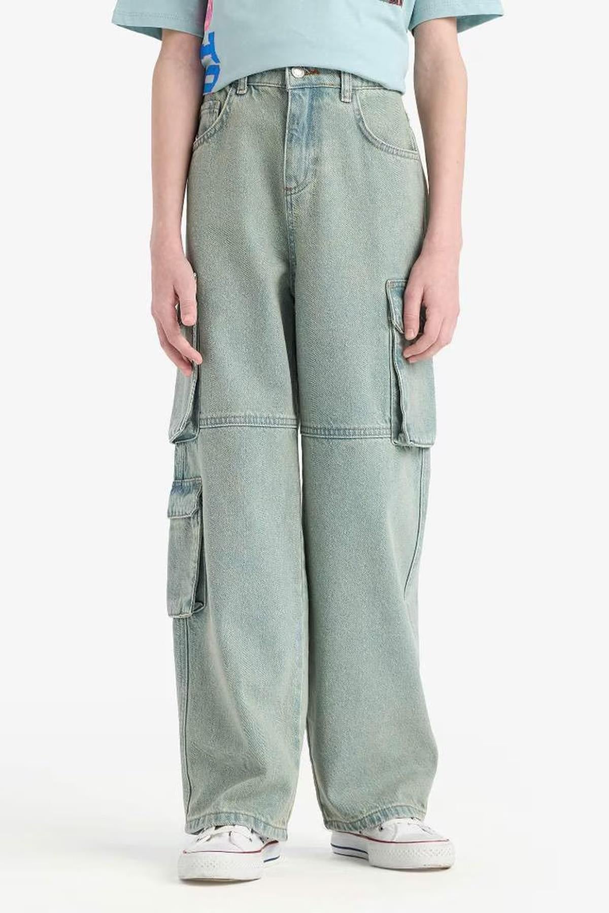 Defacto Erkek Çocuk Jean Pantolon D7088A8Tra