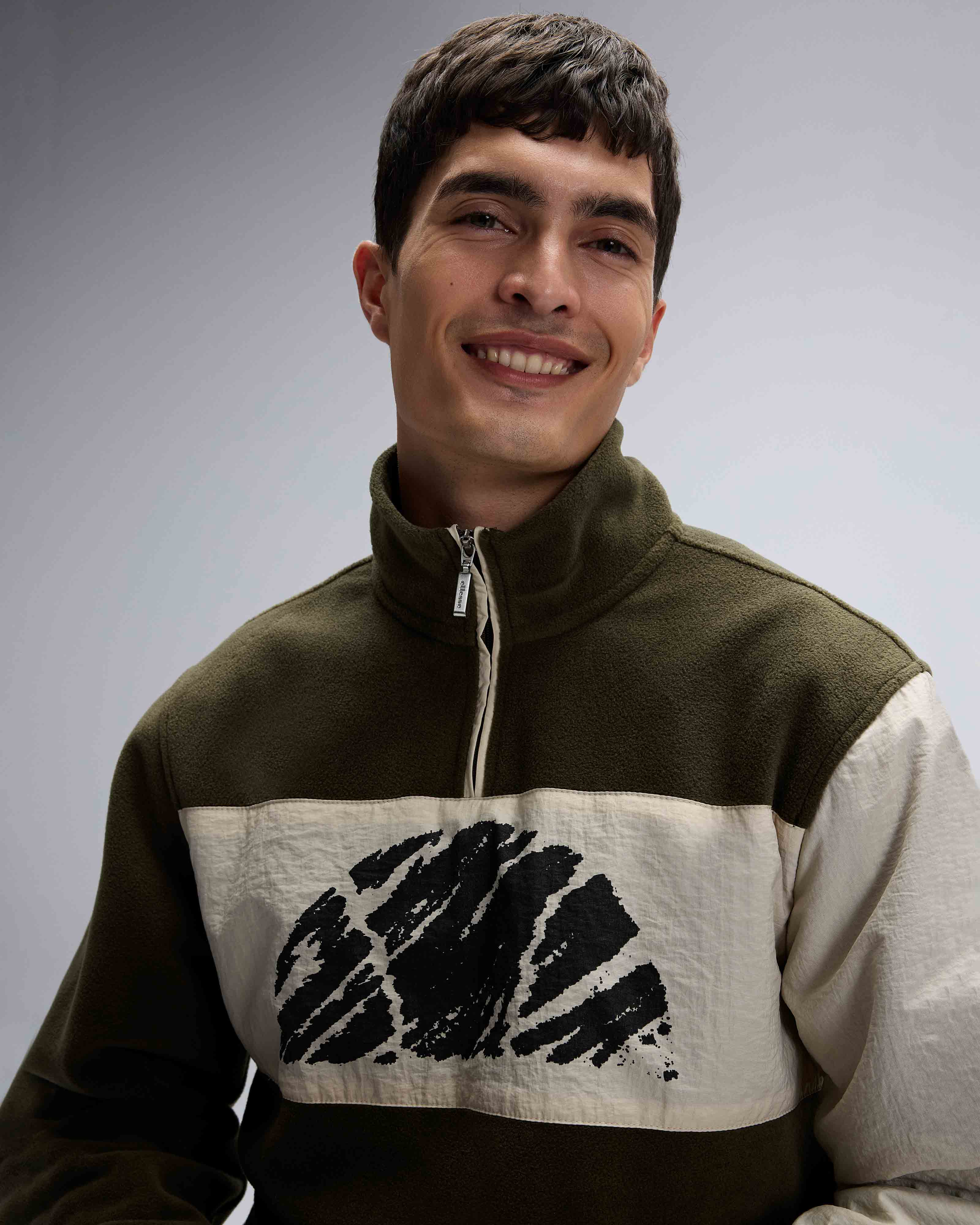 Ellesse Erkek Yarım Fermuarlı Sweat Em519-Kh