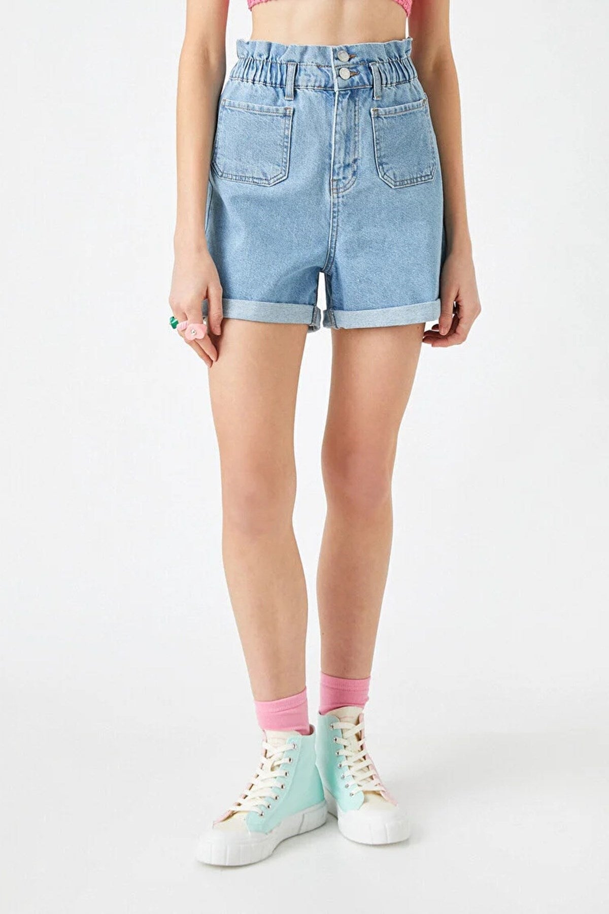 Koton Kadın Jean Şort 22627