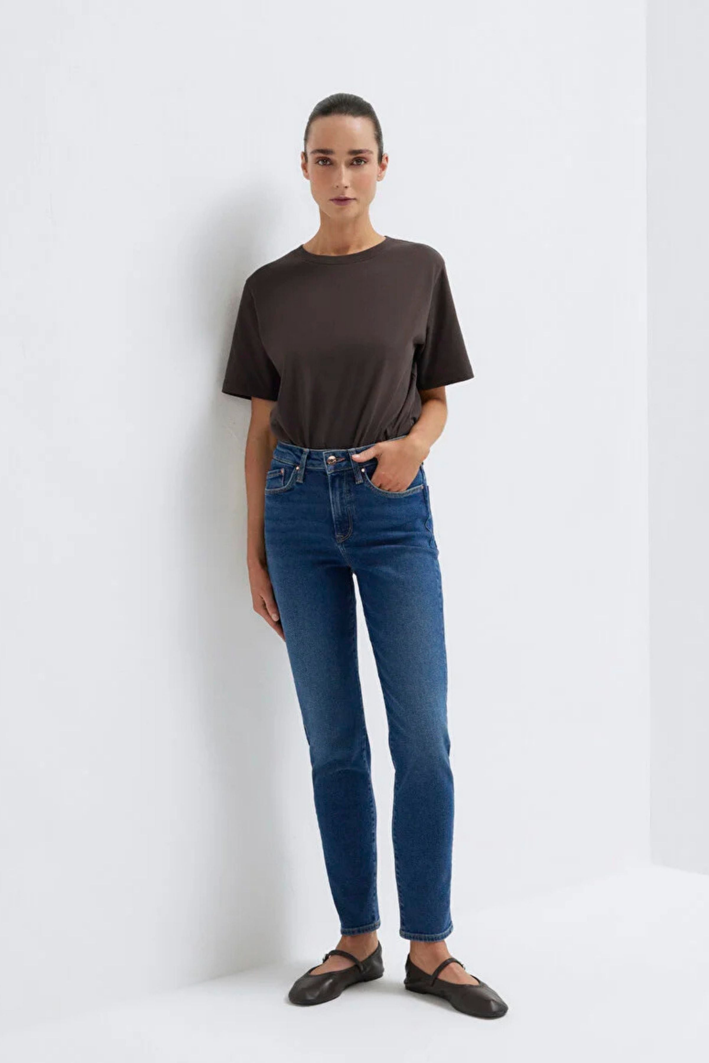 Mavi Cındy Dark Gold Shape Kadın Jean Pantolon M100277-33