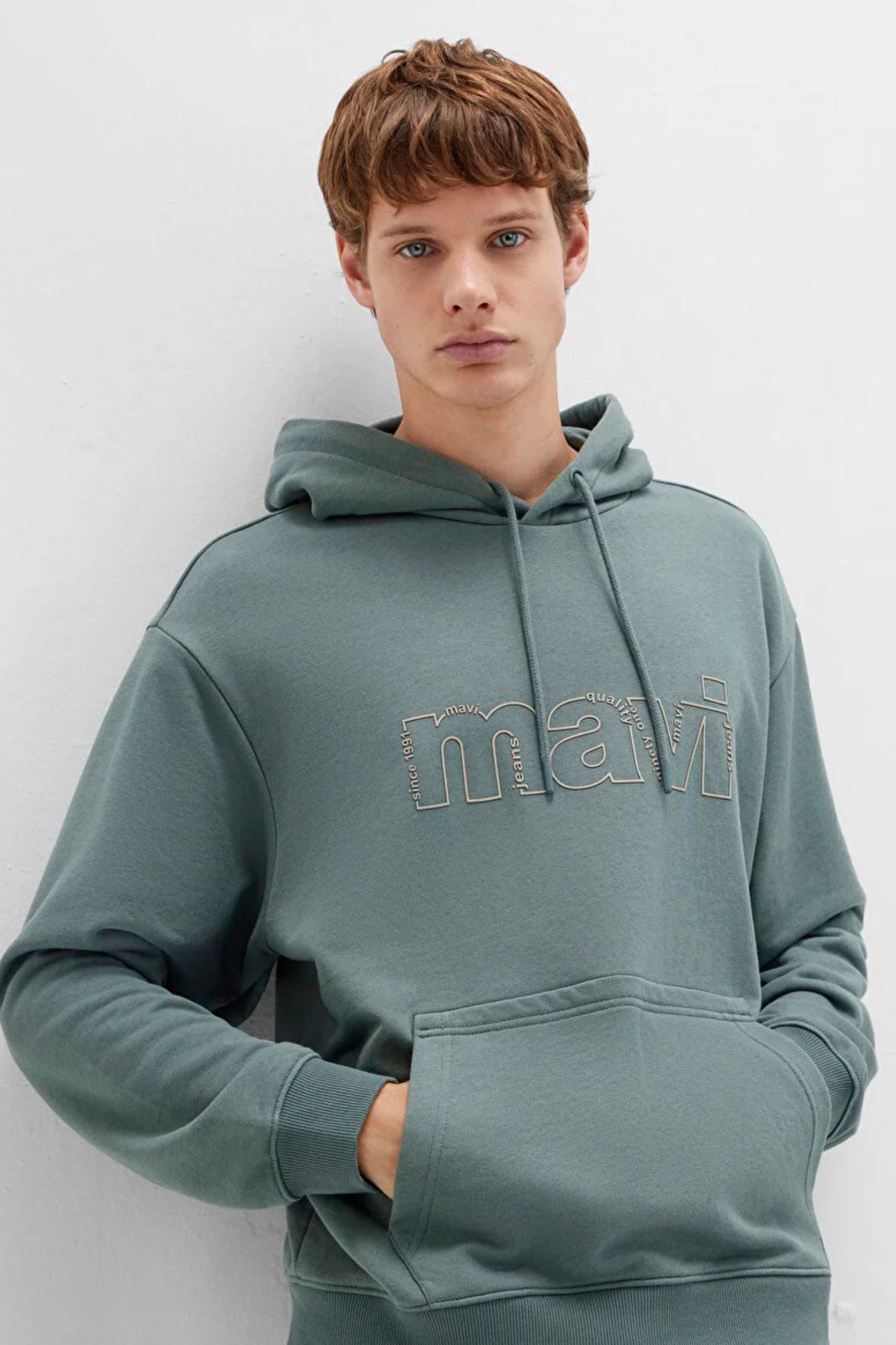 Mavi Soluk Yeşil Erkek Sweat M0S10196-71577