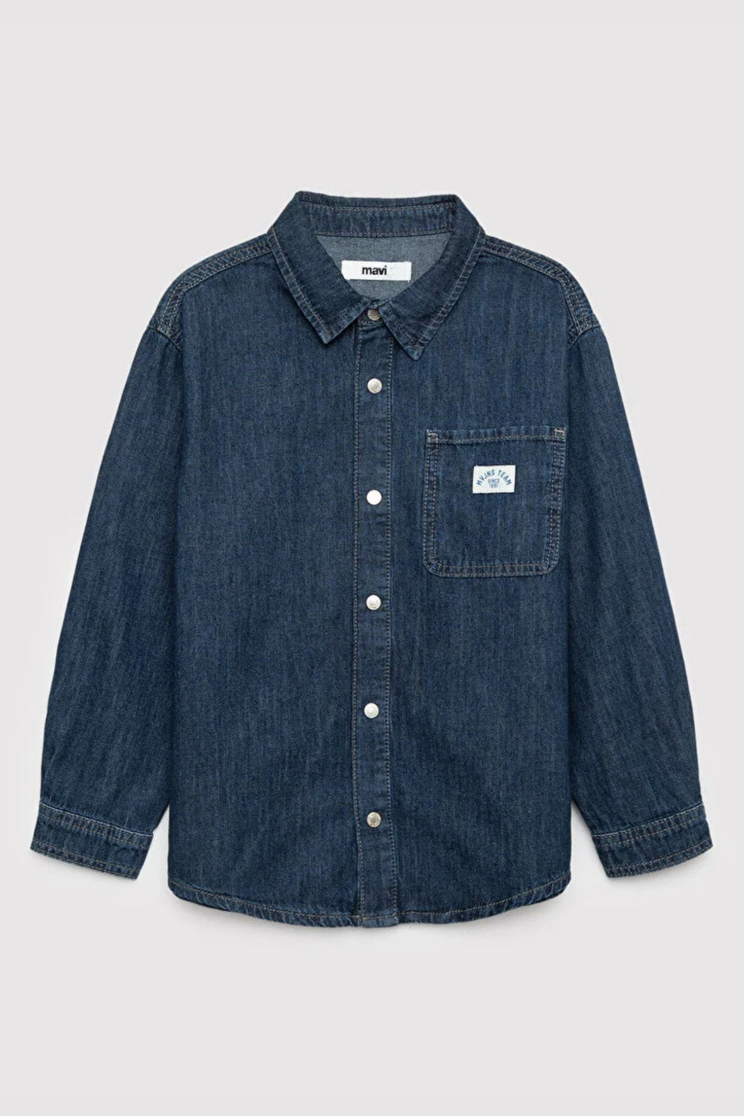 Mavi Adryan Erkek Çocuk Jean Gömlek M6221158