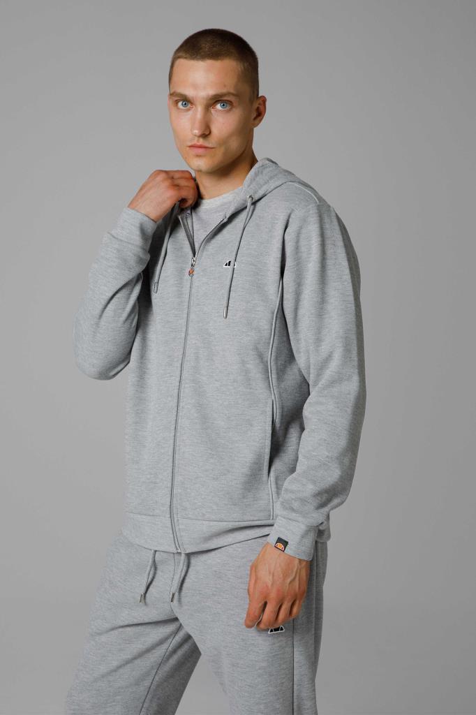 Ellesse Fermuarlı Kapüşonlu Erkek Sweat EM208-GR