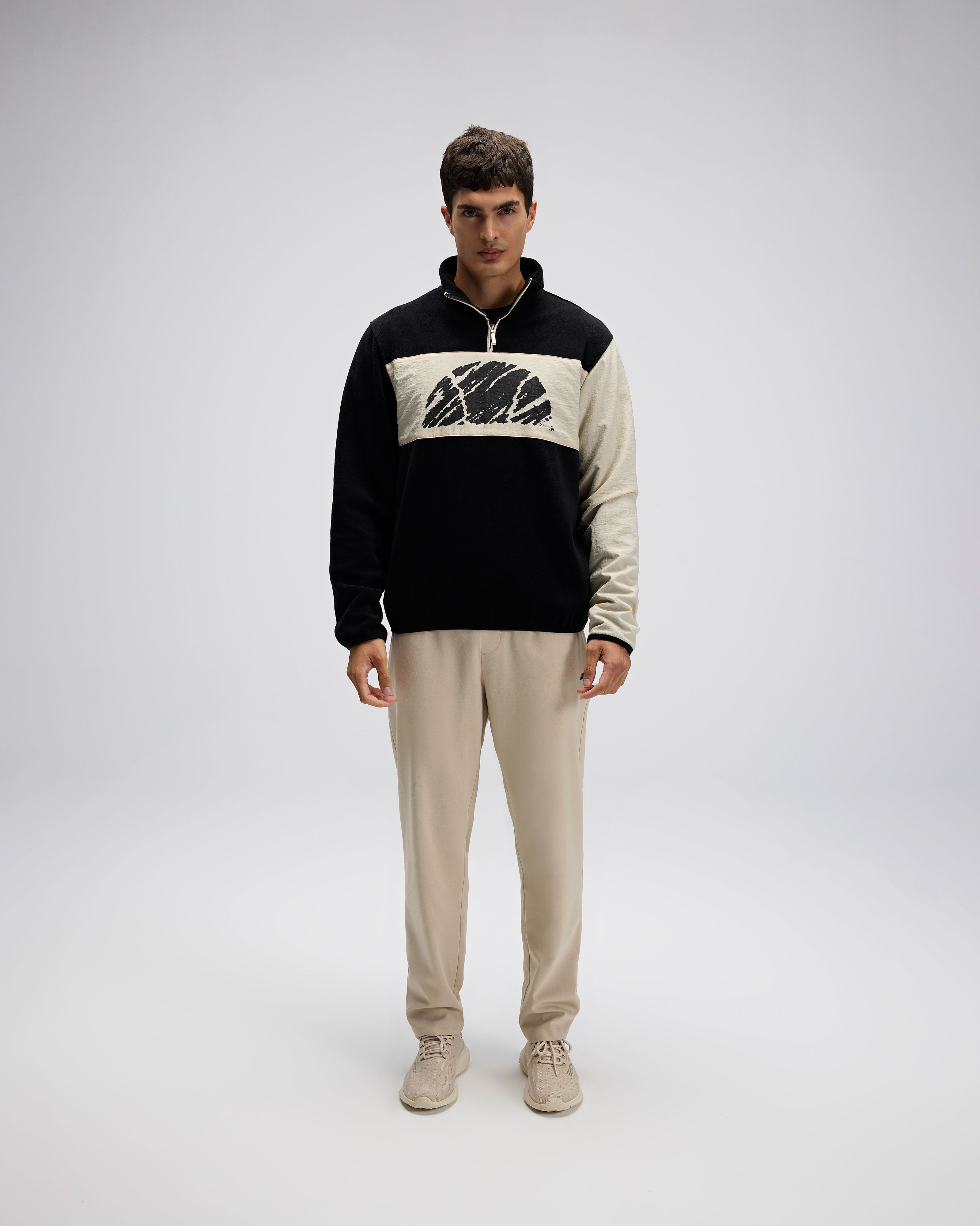 Ellesse Erkek Yarım Fermuarlı Sweat Em519-Bk