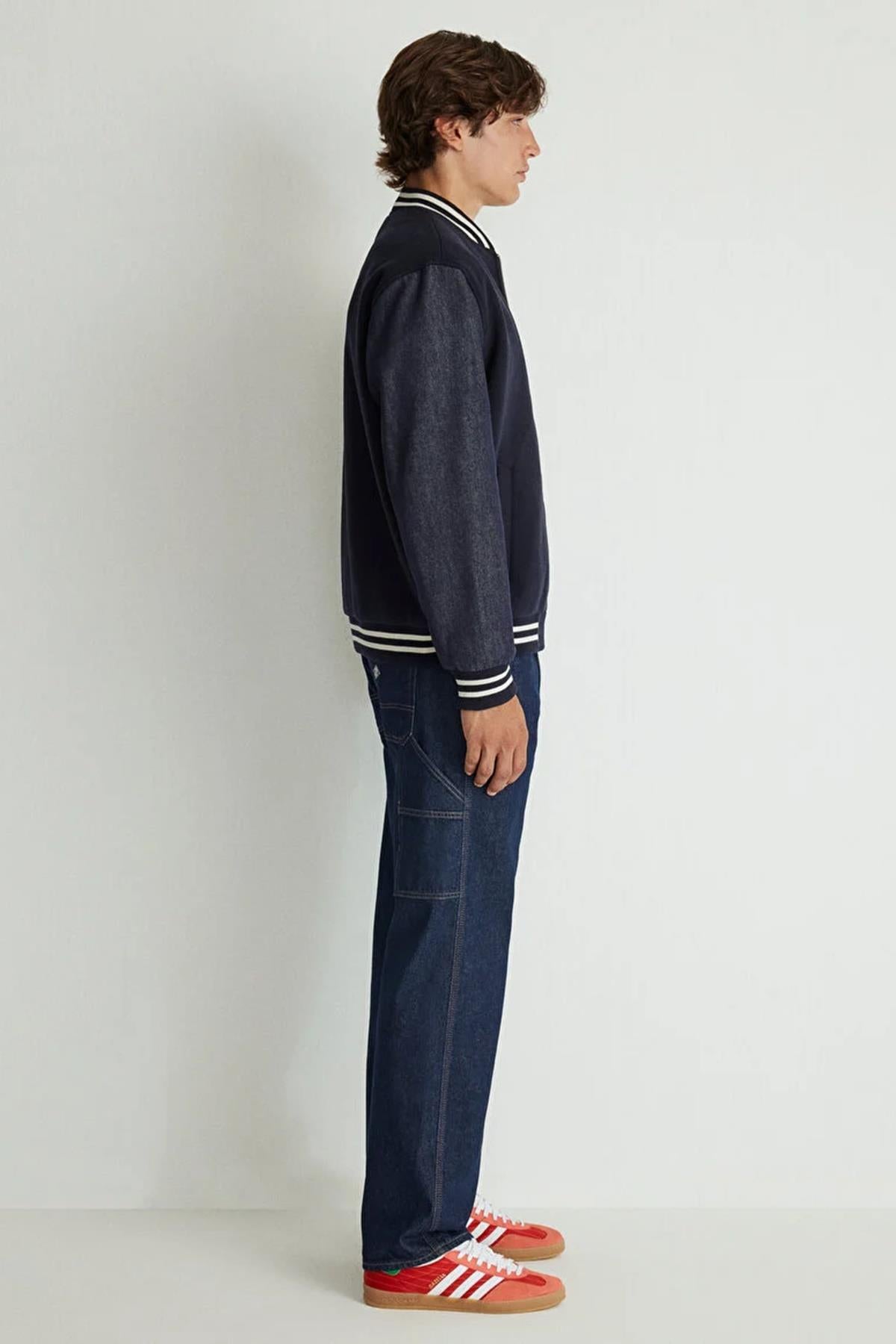 Mavi M Baskılı Erkek Ceket M0110393-8