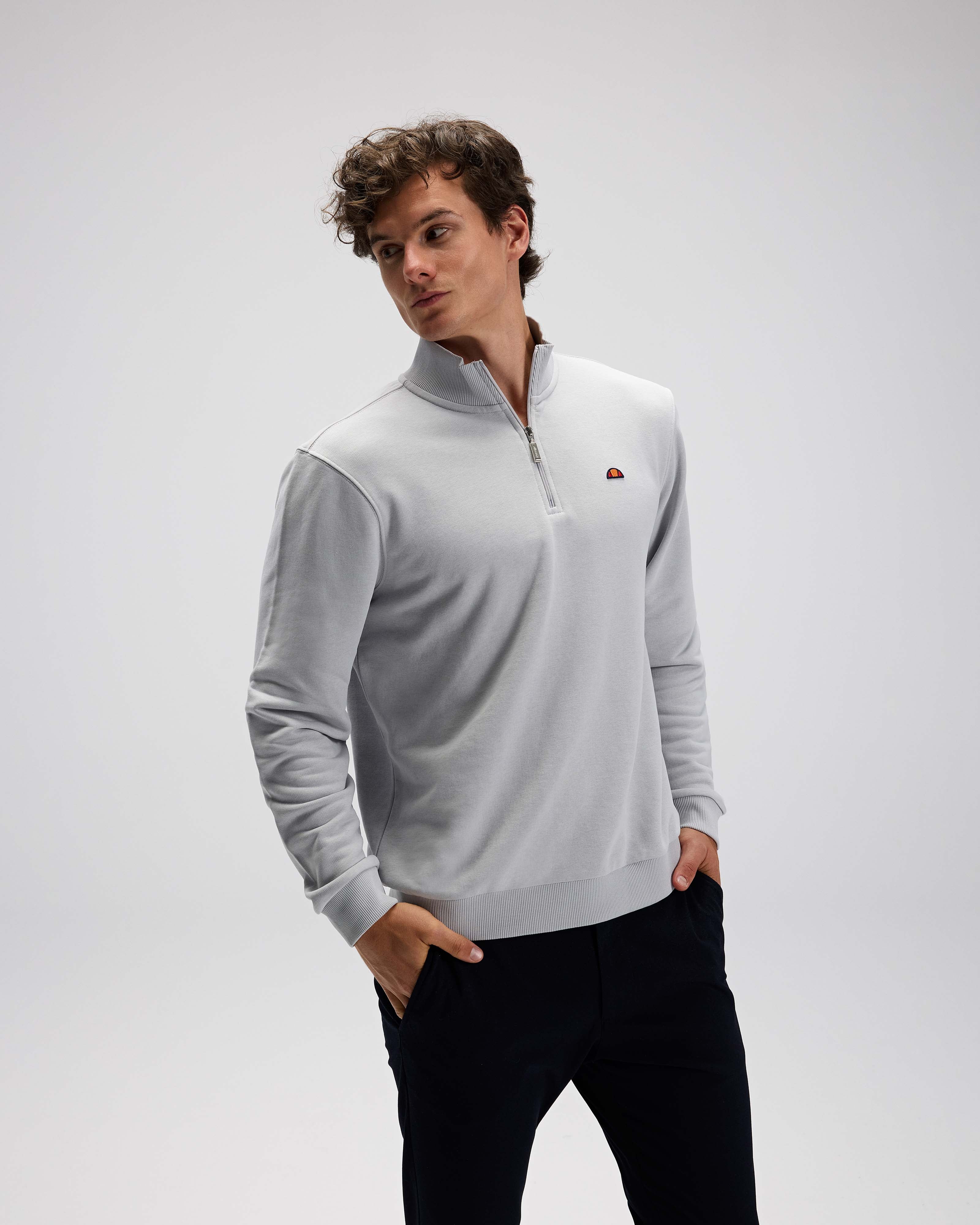 Ellesse Erkek Yarım Fermuarlı Sweat Em580-Gı