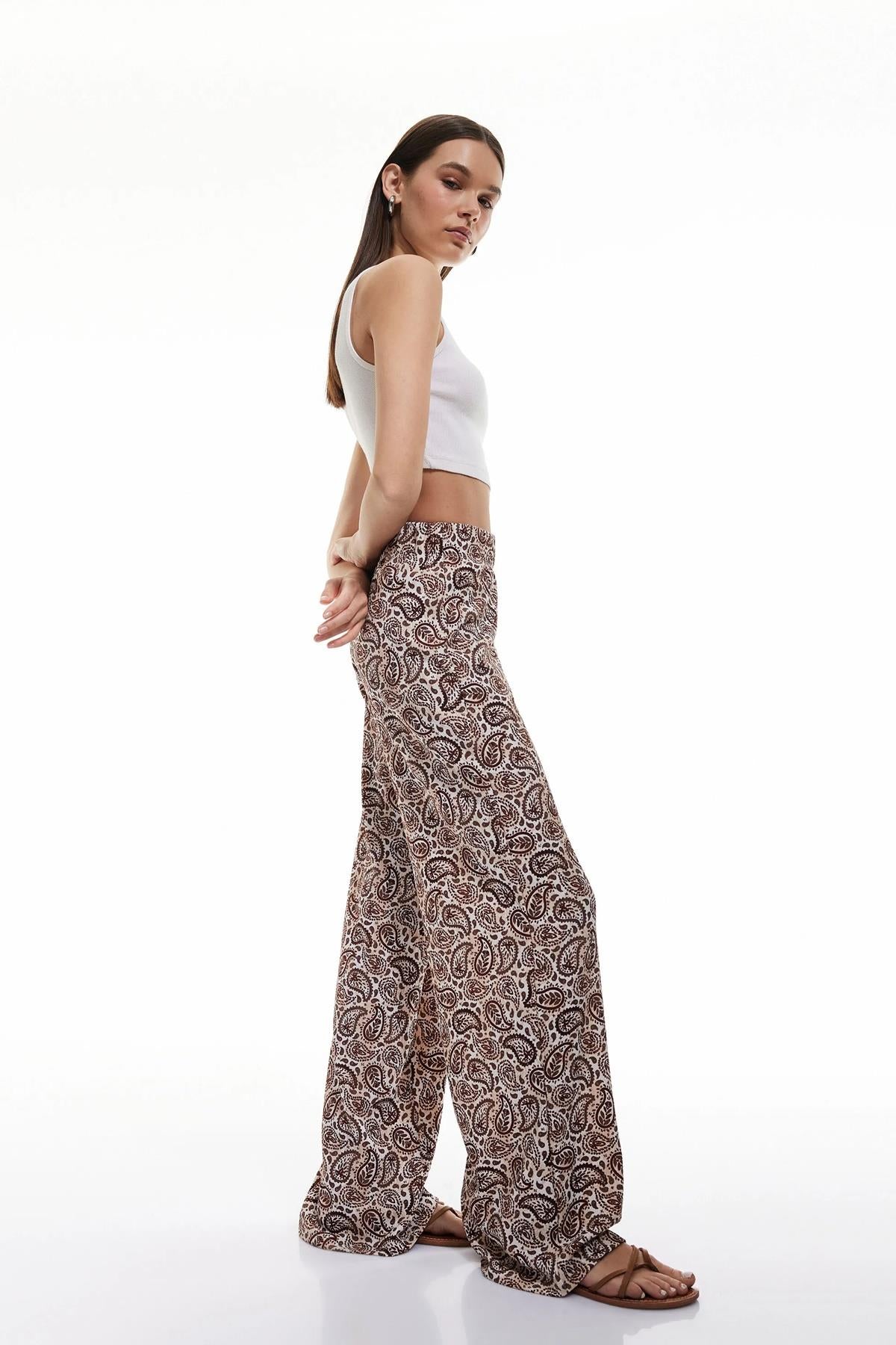 Koton Kadın Pantolon 5Sal40021Ik5D0