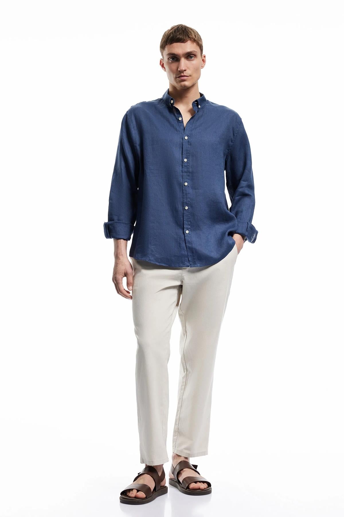 Koton Erkek Gömlek 5Sam60056Hwgd3