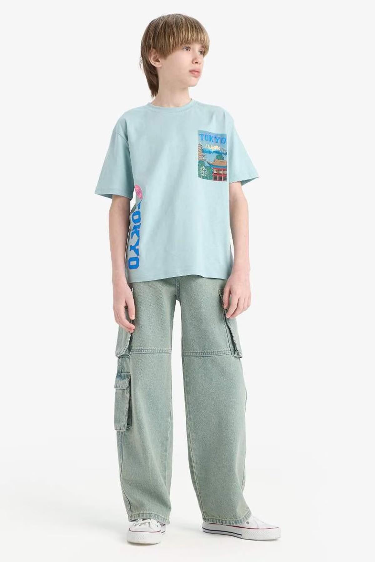 Defacto Erkek Çocuk Jean Pantolon D7088A8Tra