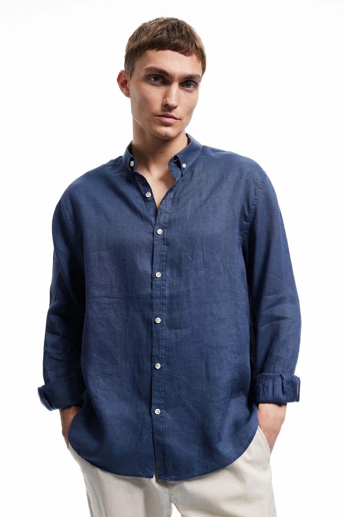 Koton Erkek Gömlek 5Sam60056Hwgd3