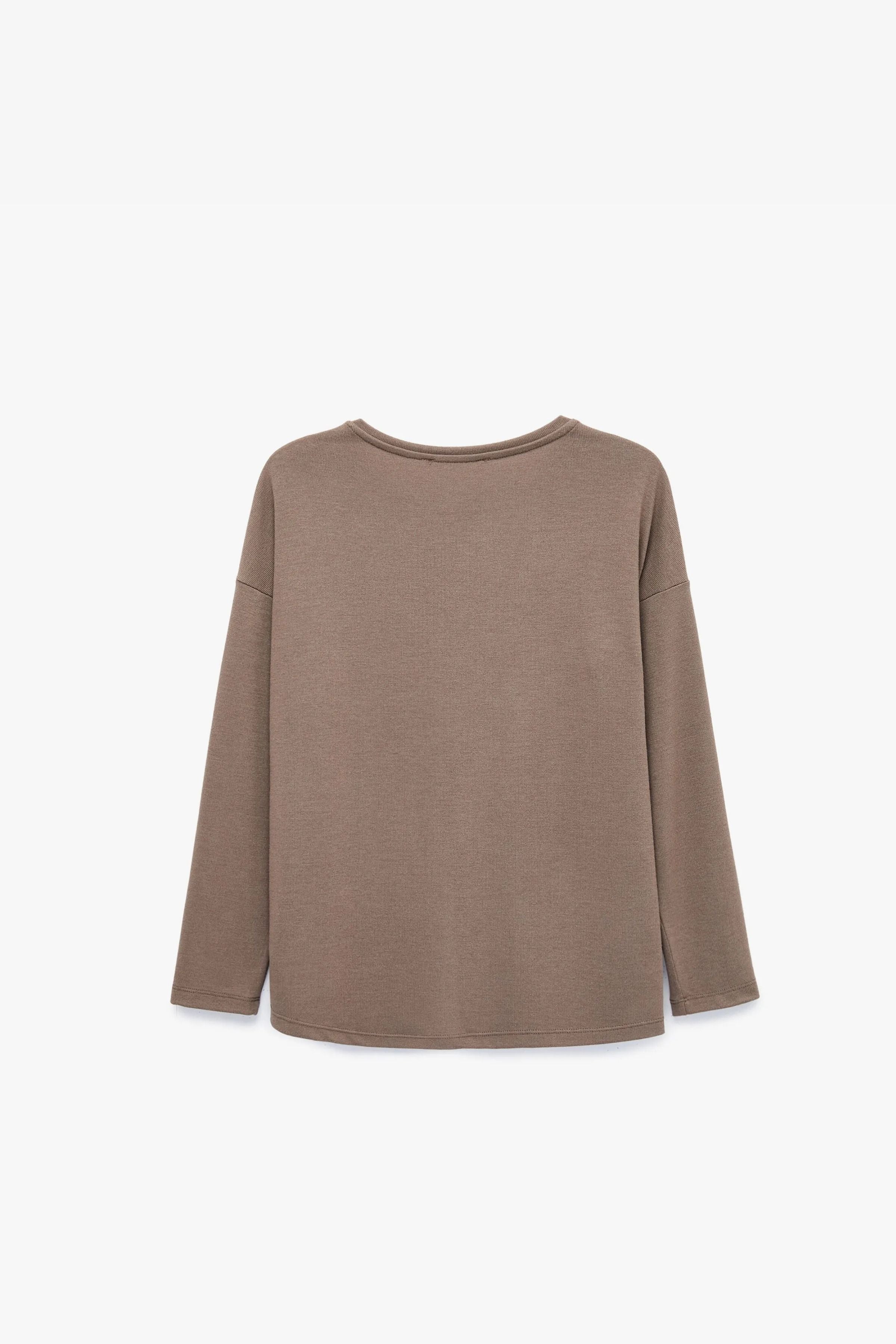 Koton Kadın Pijama Üstü 7wlk40067m505