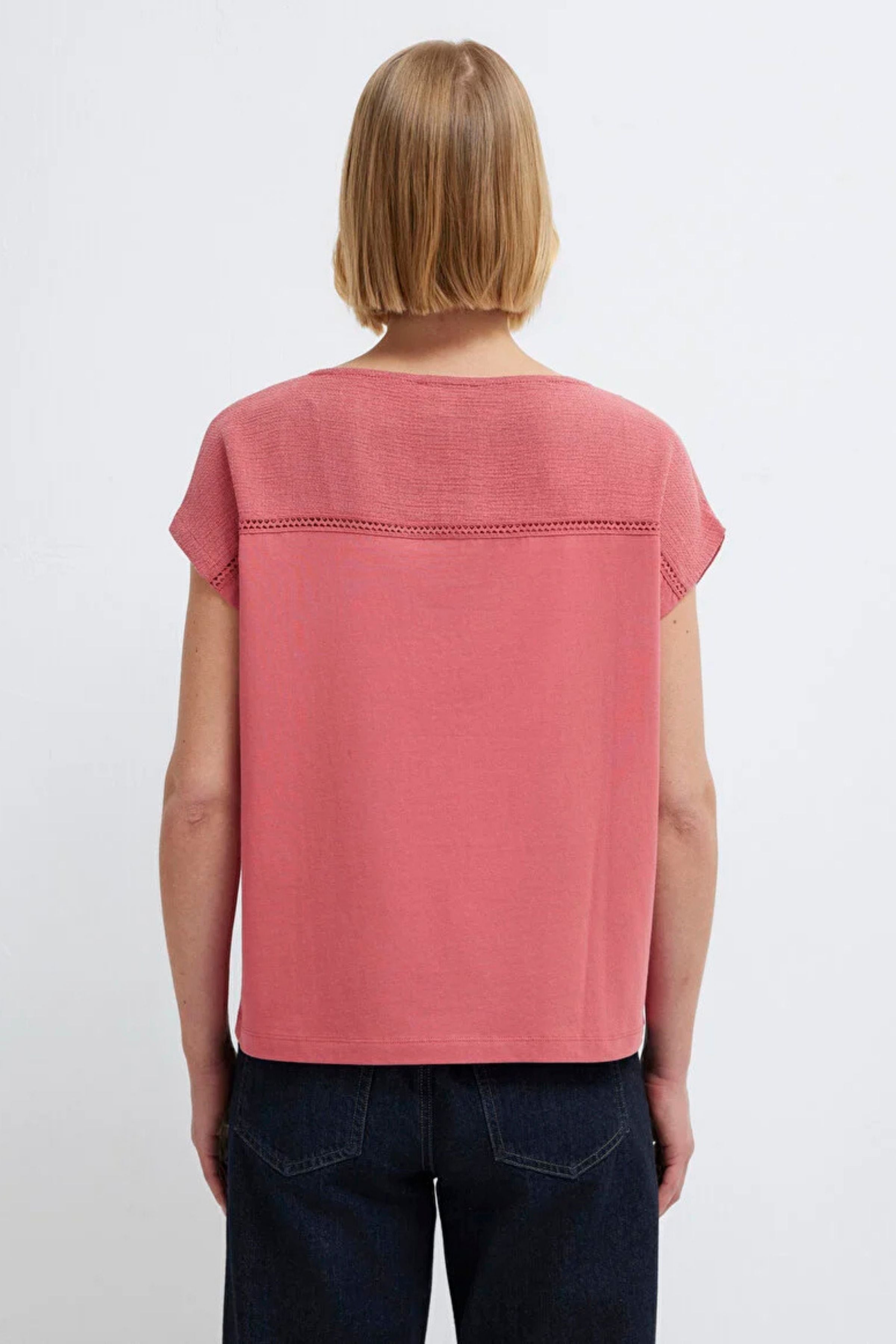 Mavi Kısa Kollu Modelli Mineral Red Kadın Tişört M1613969-70397