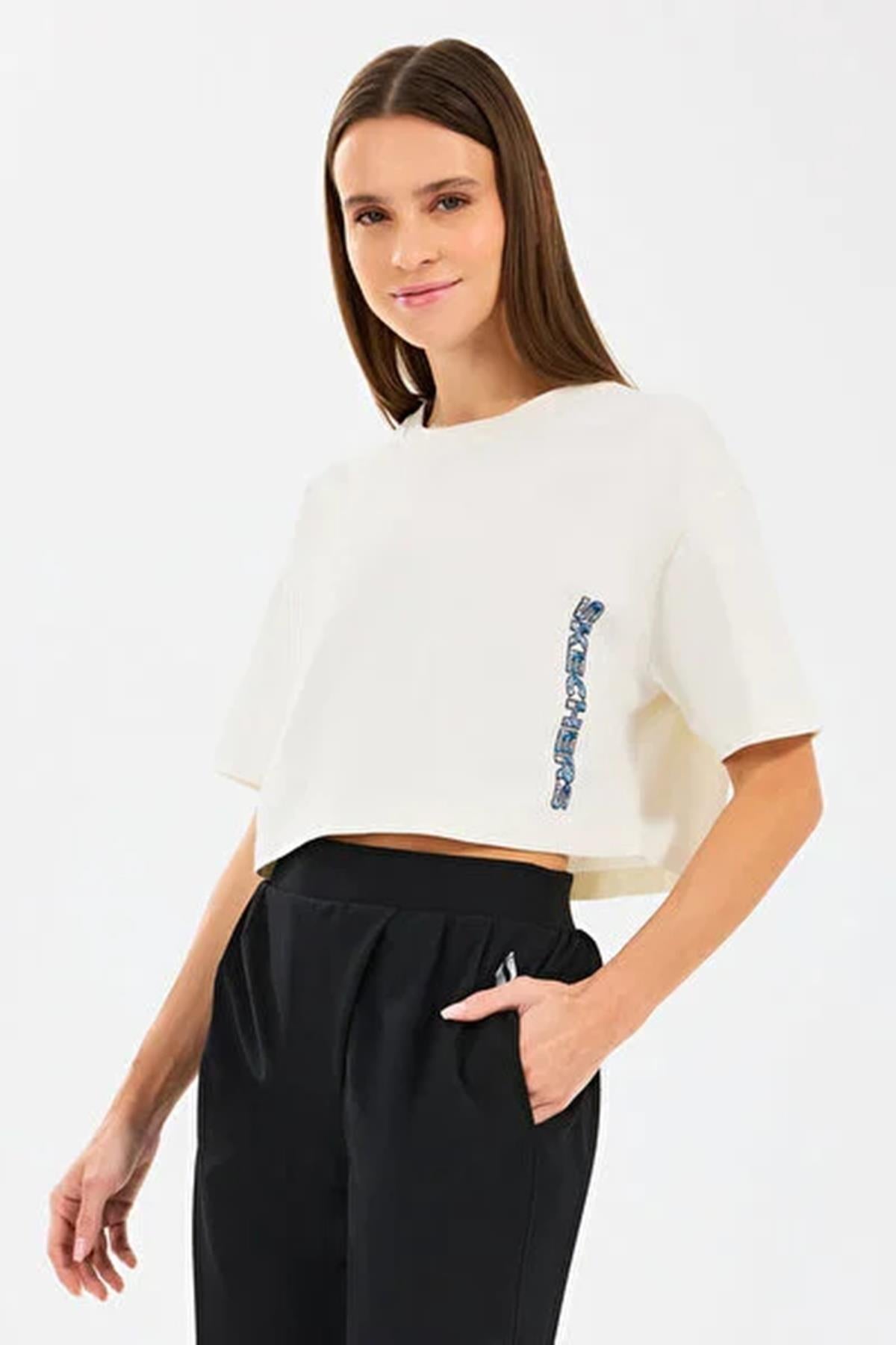Skechers W Crop Fit Kadın Tişört S2510145-1-102