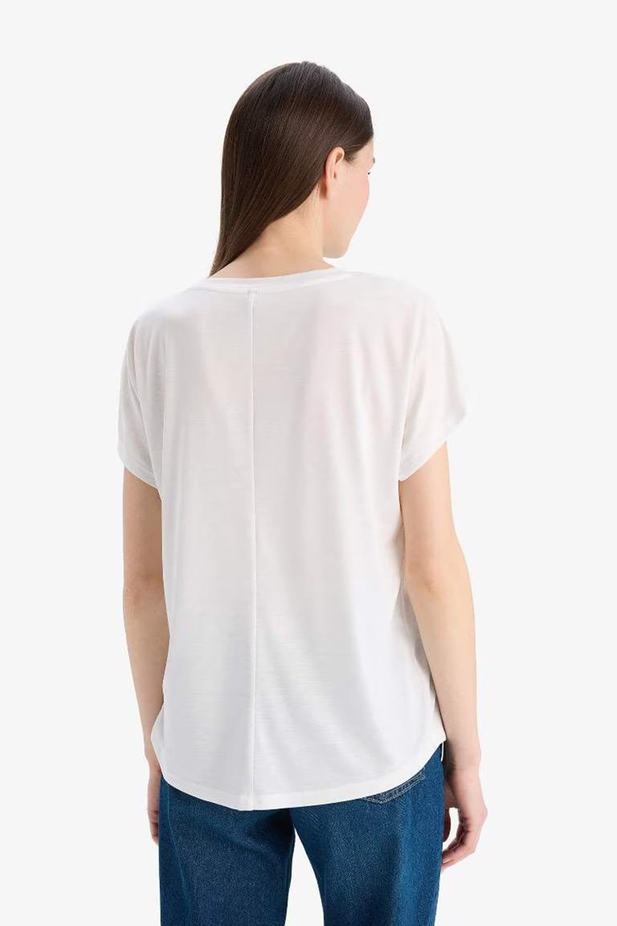 Defacto Kadın Tişört E9892Axdfa