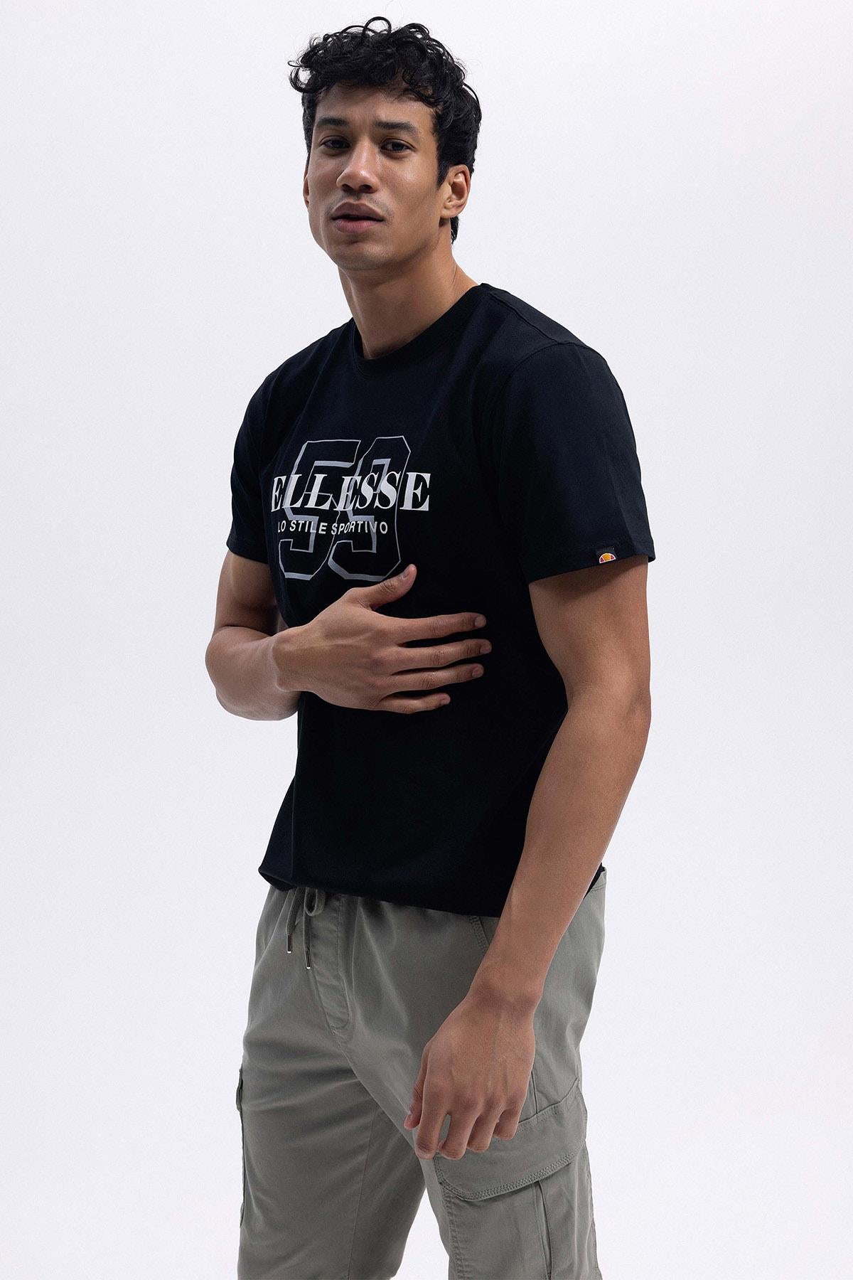 Ellesse Erkek Tişört EM455-BK