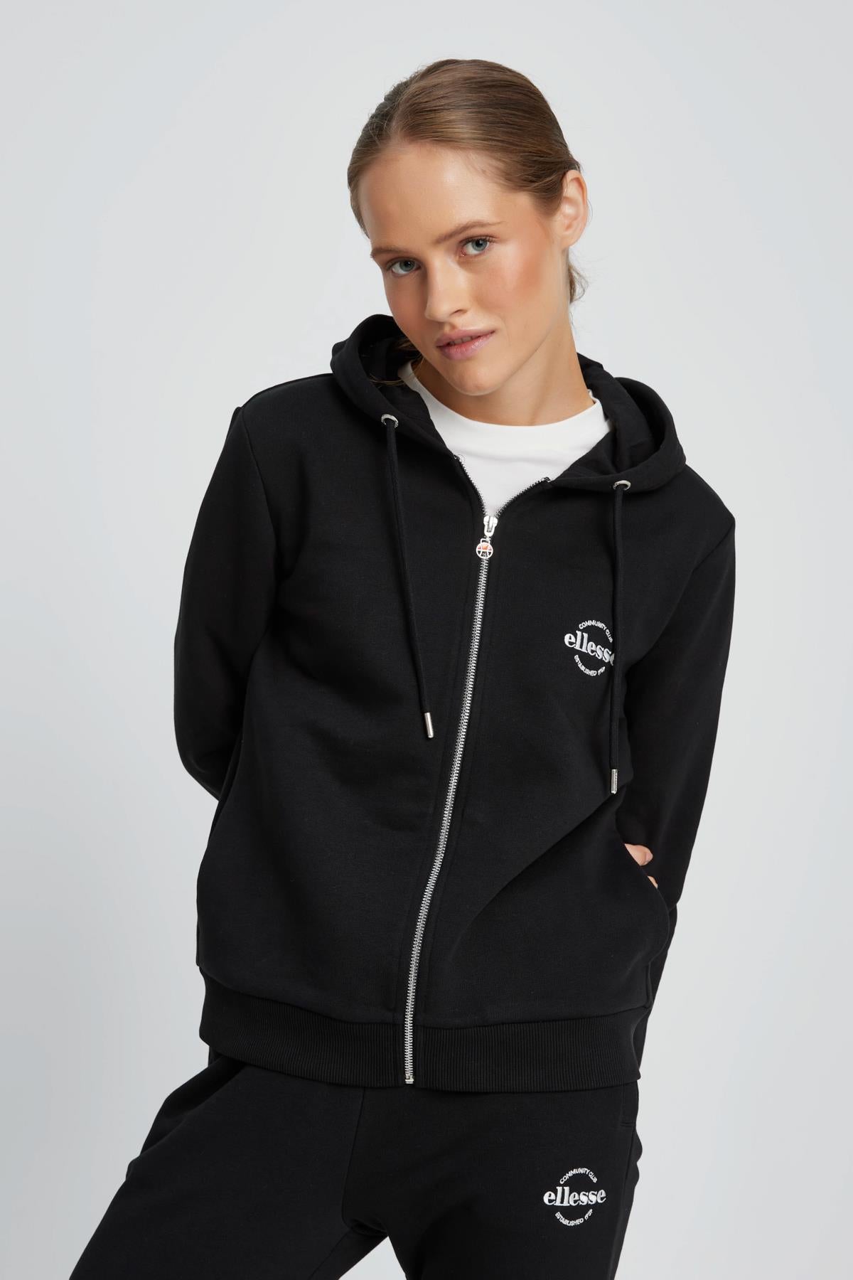Ellesse Kadın Kapüşonlu Sweatshirt EF038-BK