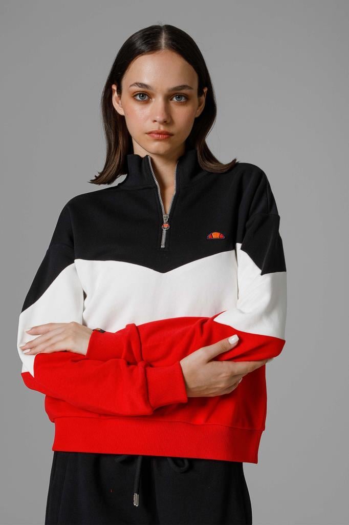 Ellesse Yarım Fermuarlı Kadın Sweat EF176-RD