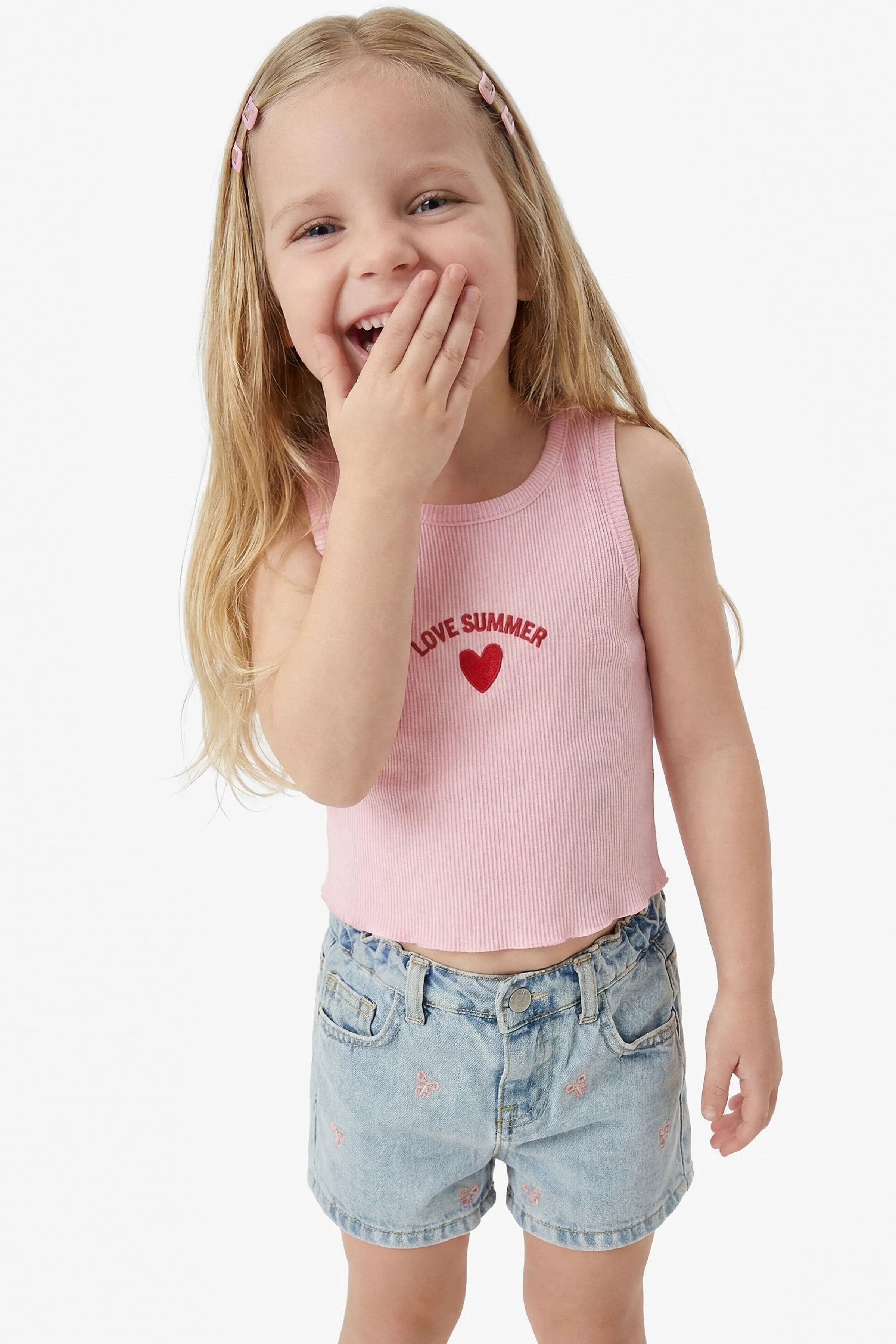 Koton Kız Bebek Şort 6smg40024adlın