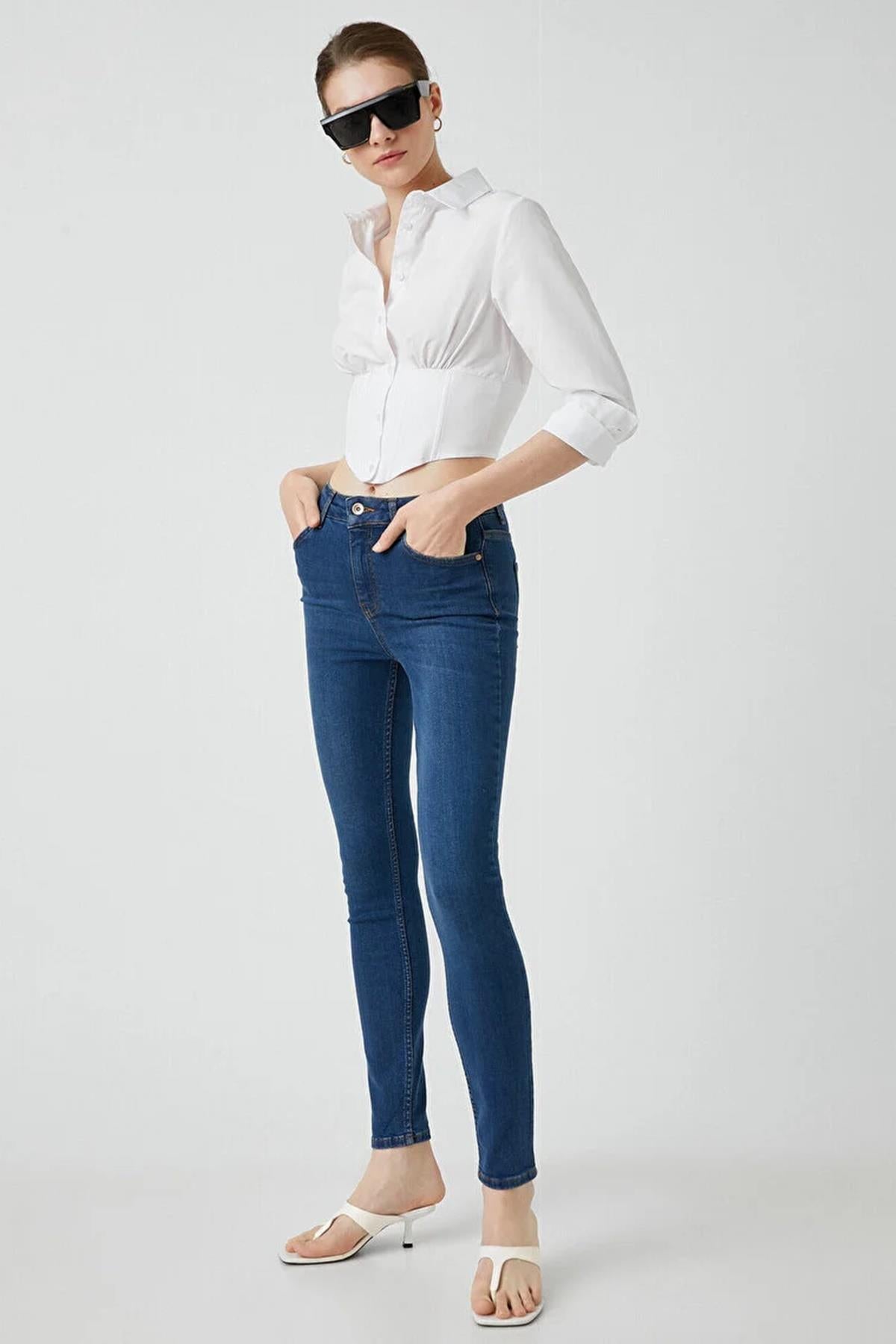 Koton Kadın Jean Pantolon 22247