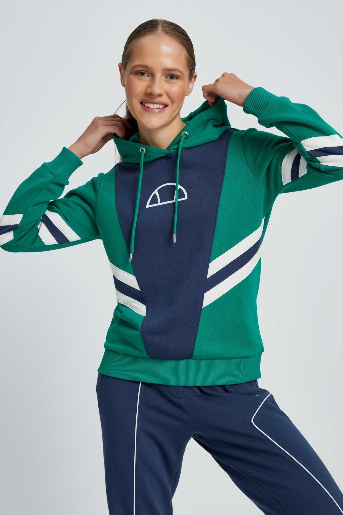 Ellesse Kadın Kapüşonlu Sweatshirt EF049-GRN