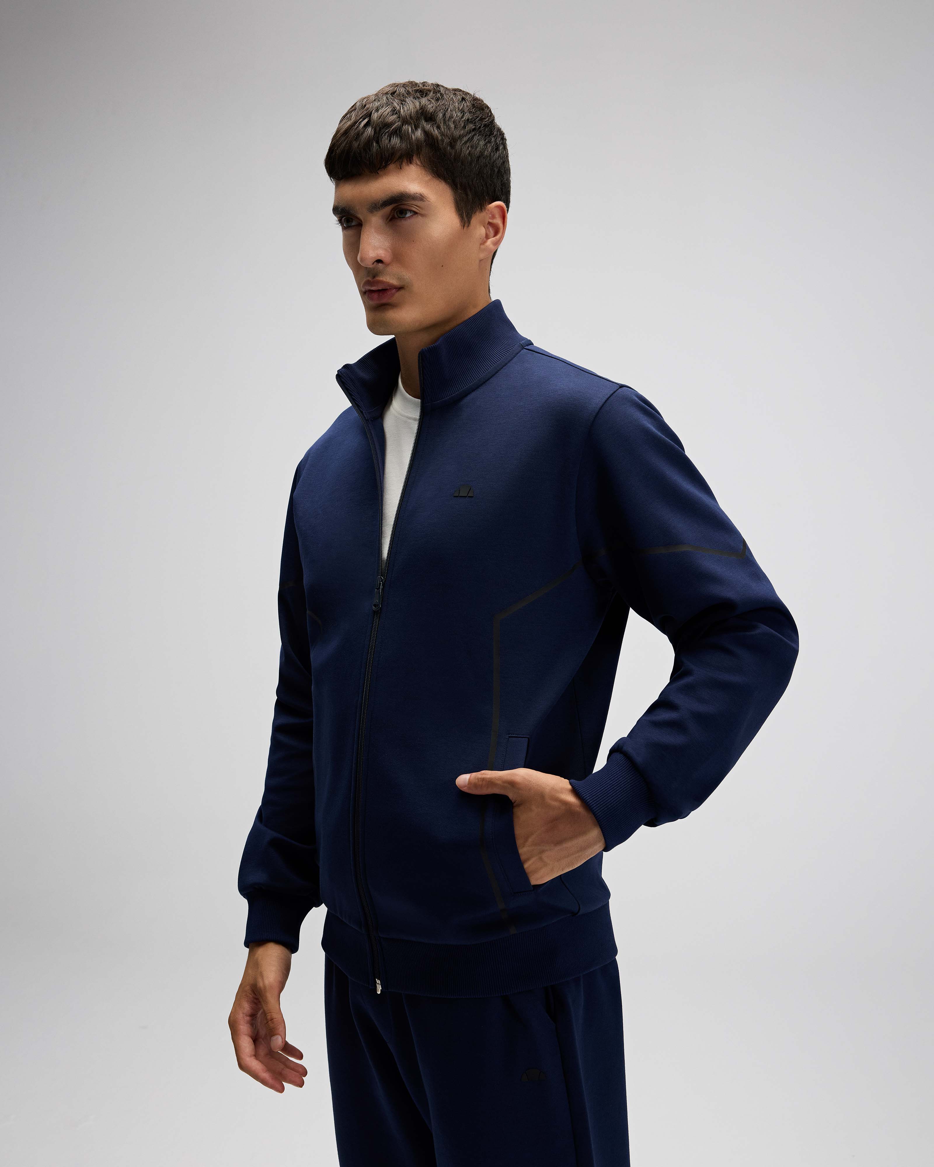 Ellesse Erkek Fermuarlı Sweat Em545-Nv