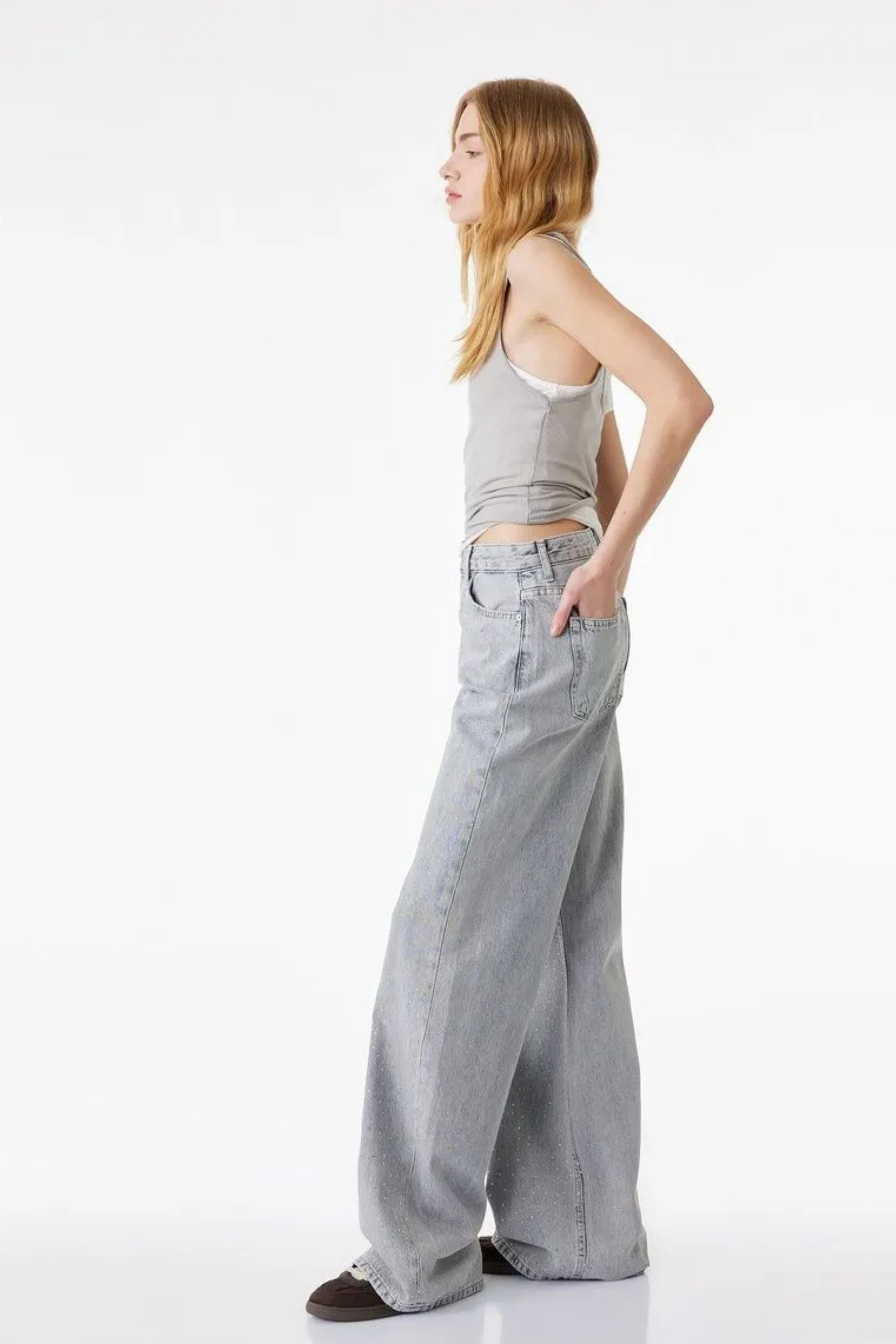 Koton Kadın Pantolon 6SAL40006MD-GRY