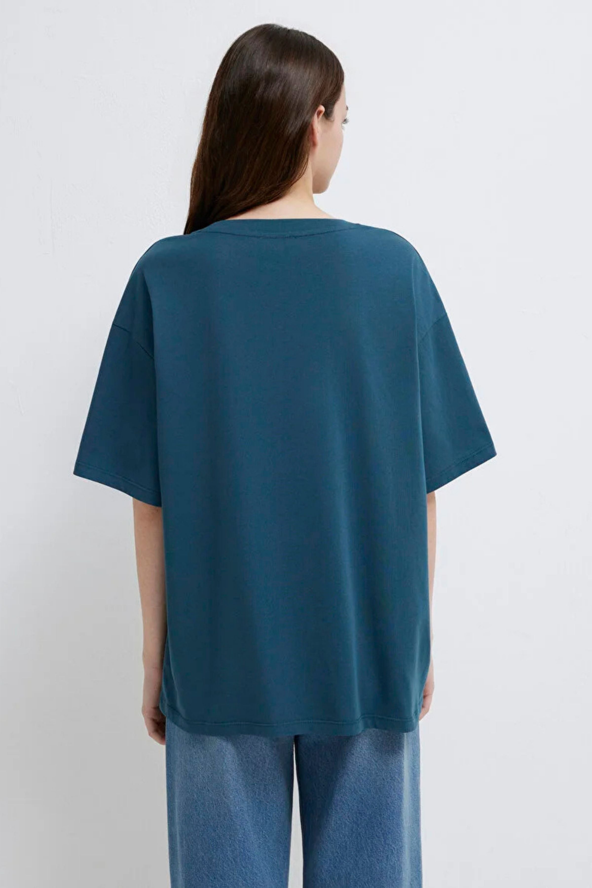 Mavi Baskılı Cashmere Rose Kadın Tişört M1600843-71063