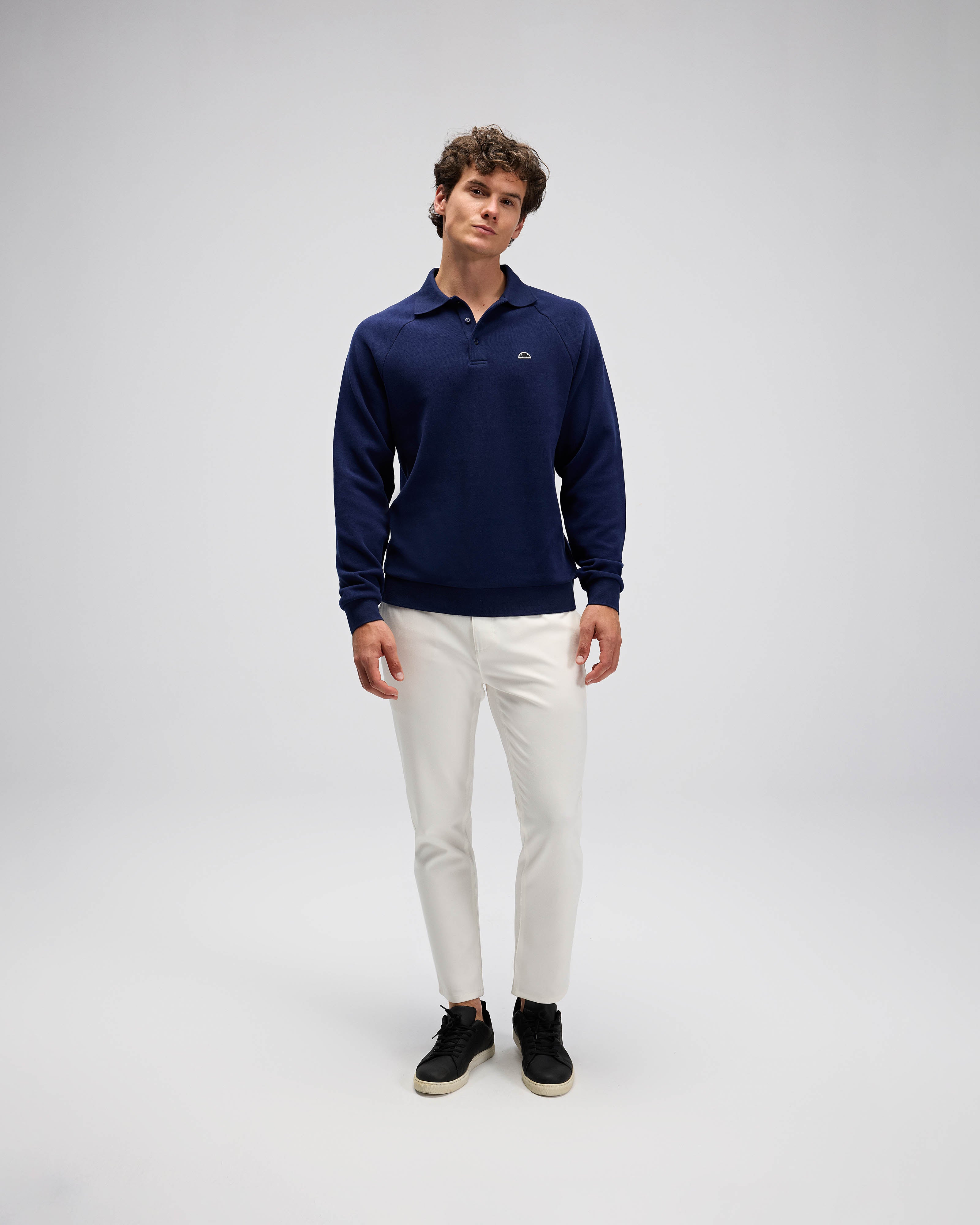 Ellesse Erkek Polo Sweatshirt Em633-Nv