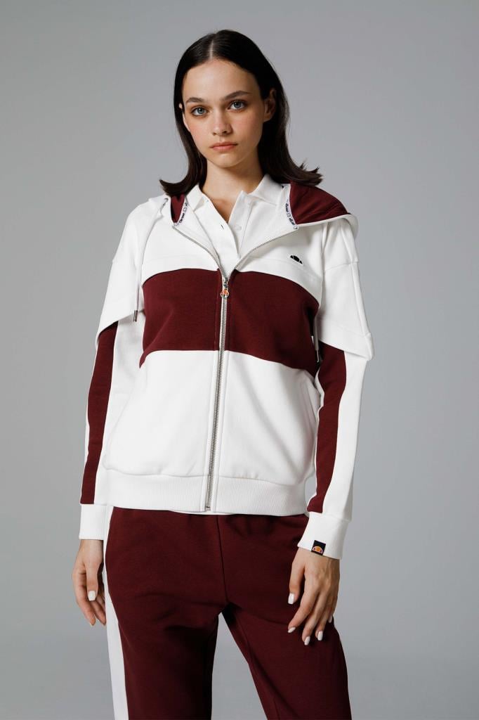 Ellesse Fermuarlı Kapüşonlu Kadın Sweat EF166-OF