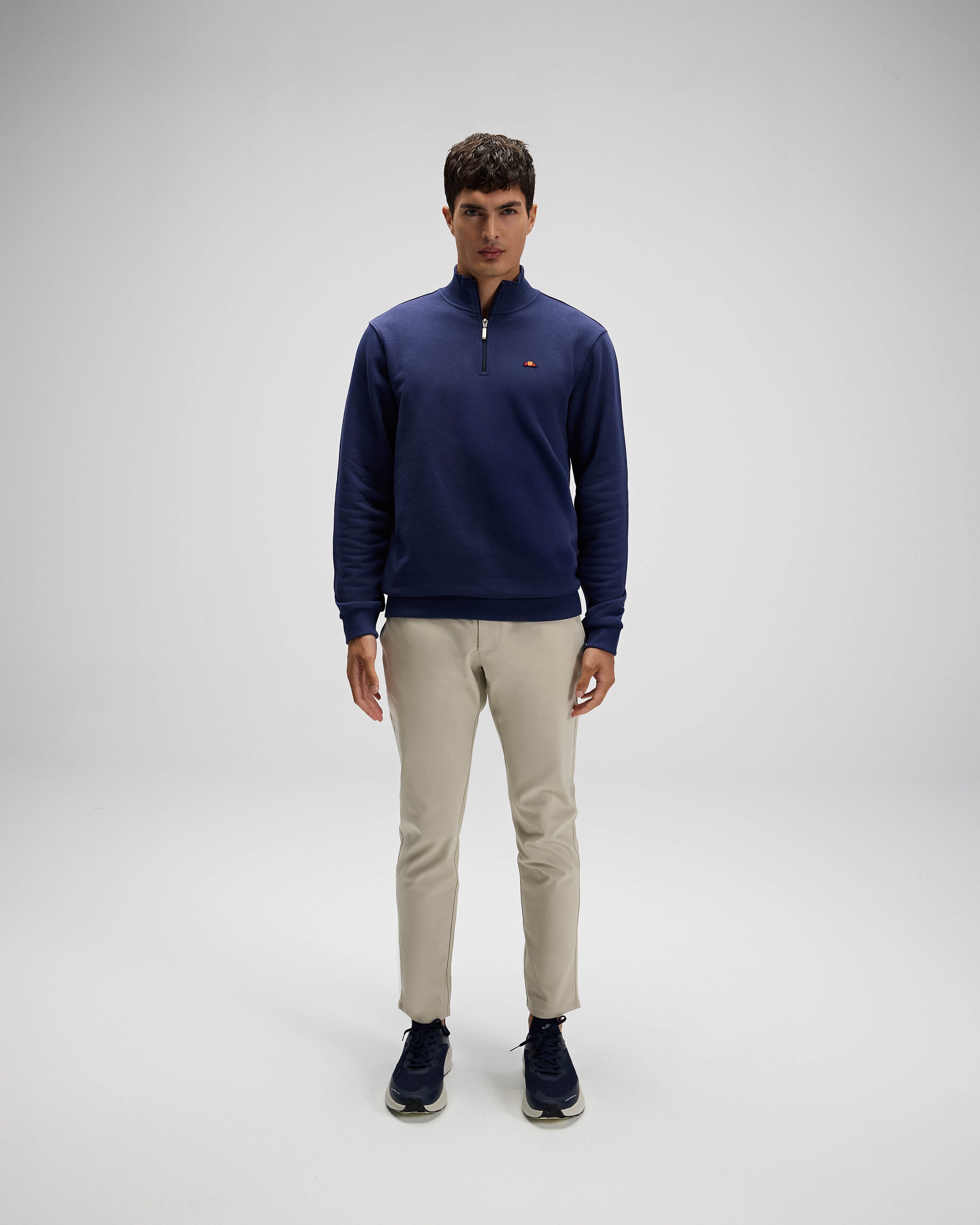 Ellesse Erkek Yarım Fermuarlı Sweat Em580-Nv