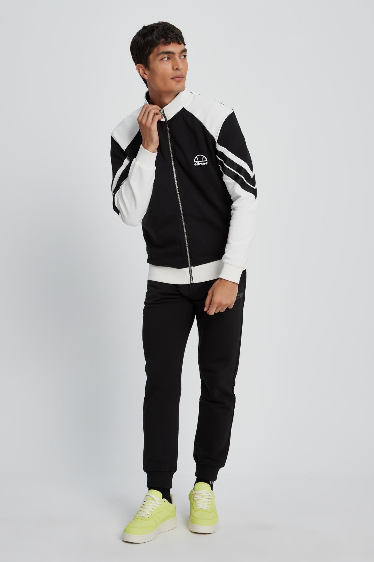 Ellesse Erkek Fermuarlı Sweat EM084-BK